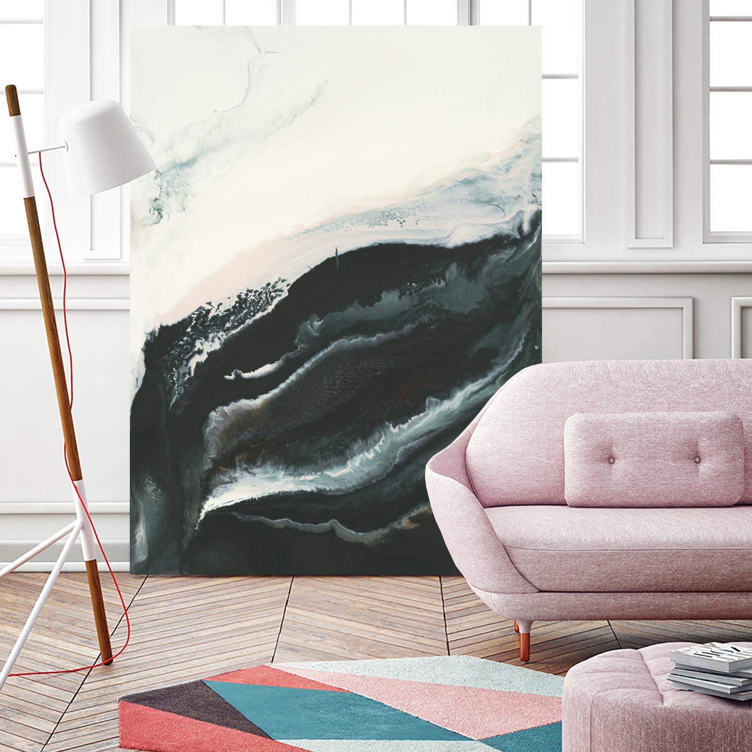 Of Flight by Corrie LaVelle on GIANT ART - greens fluid abstracts