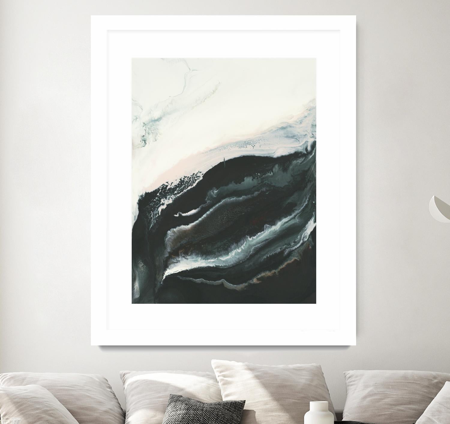 Of Flight by Corrie LaVelle on GIANT ART - greens fluid abstracts