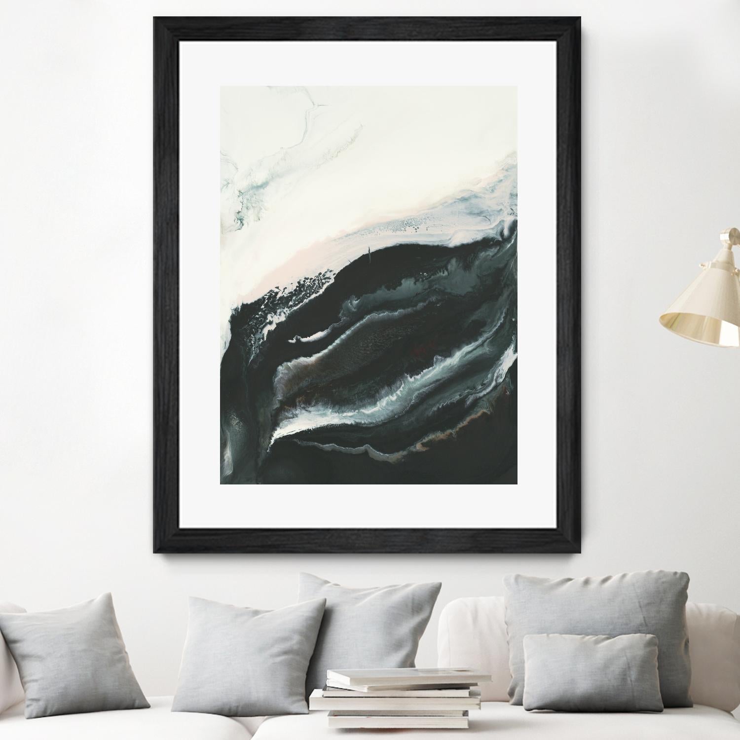 Of Flight by Corrie LaVelle on GIANT ART - greens fluid abstracts