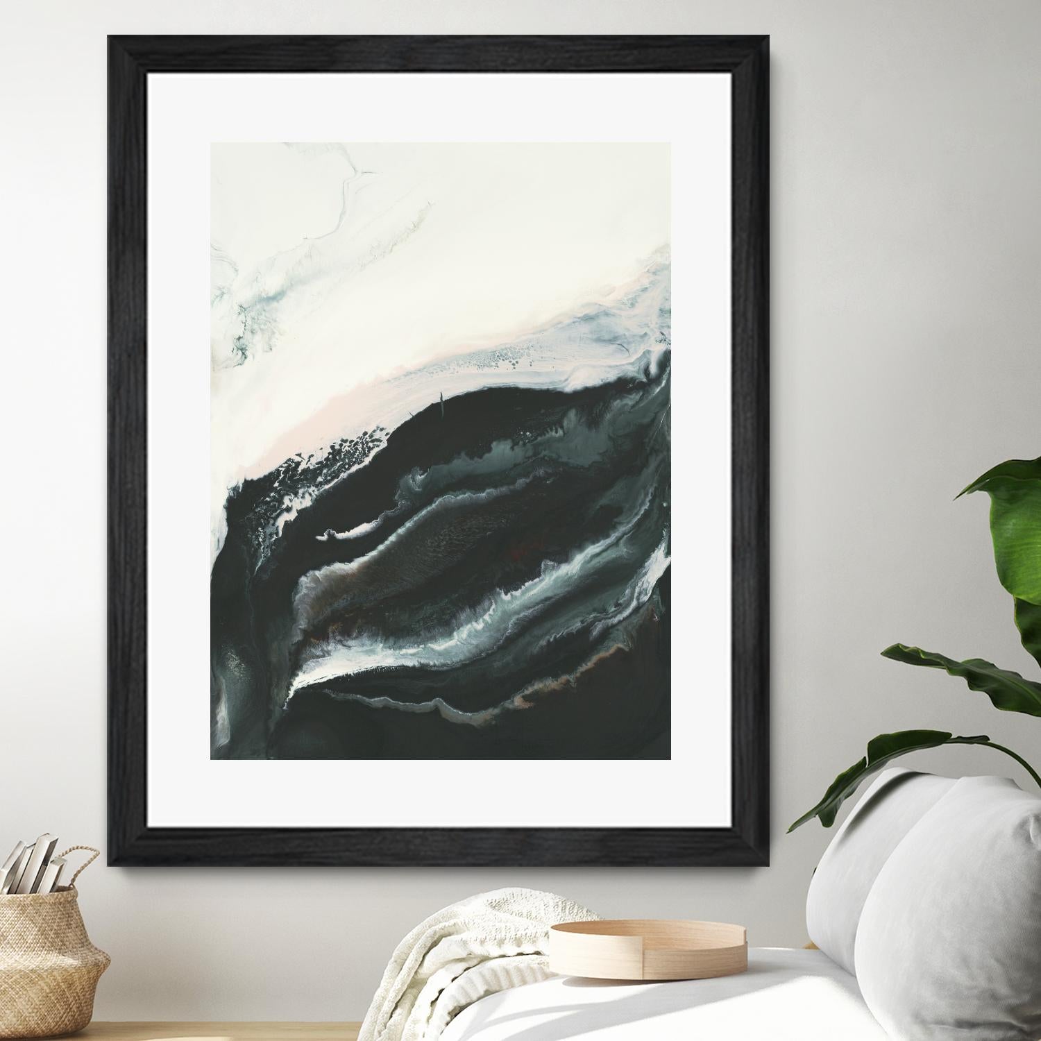 Of Flight by Corrie LaVelle on GIANT ART - greens fluid abstracts