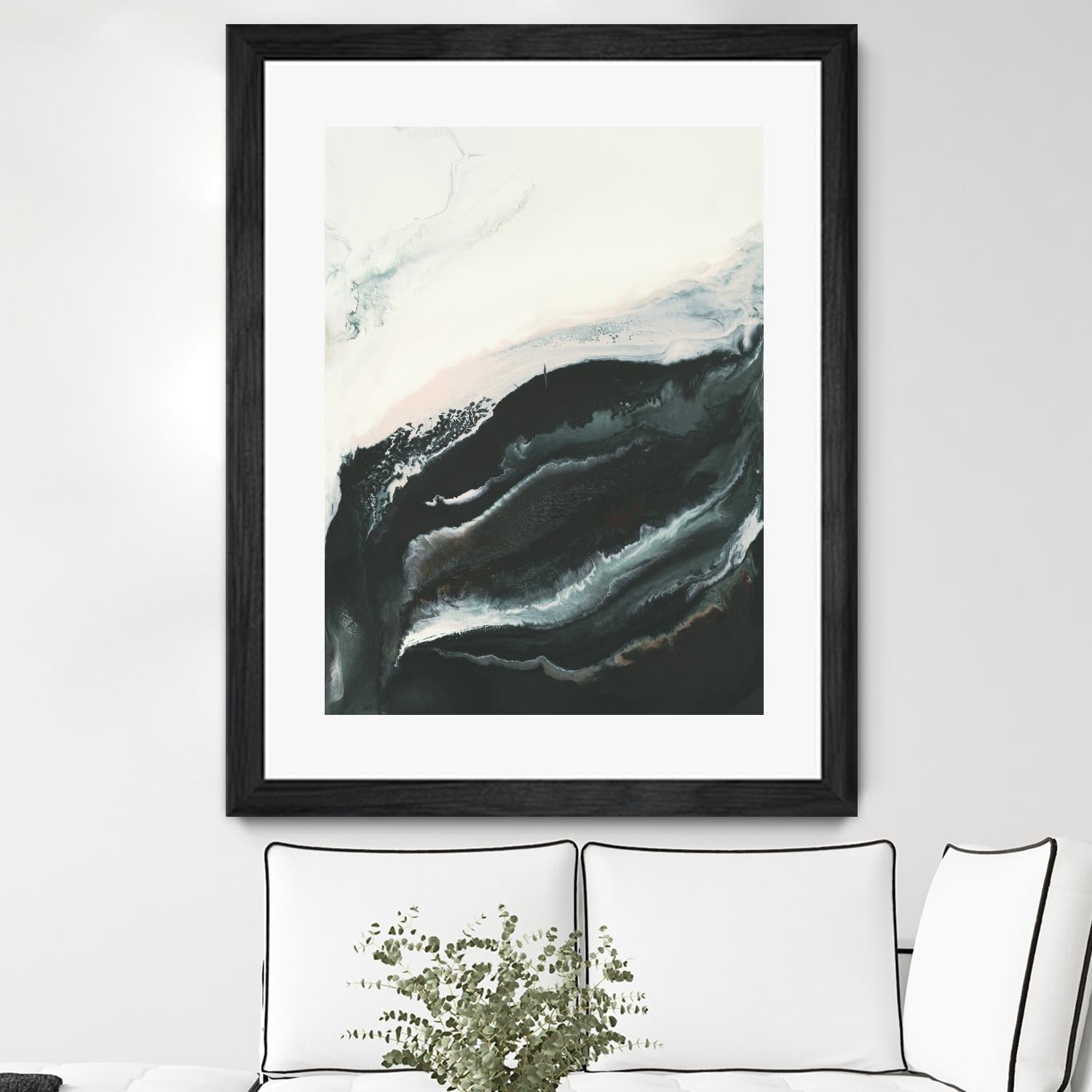 Of Flight by Corrie LaVelle on GIANT ART - greens fluid abstracts