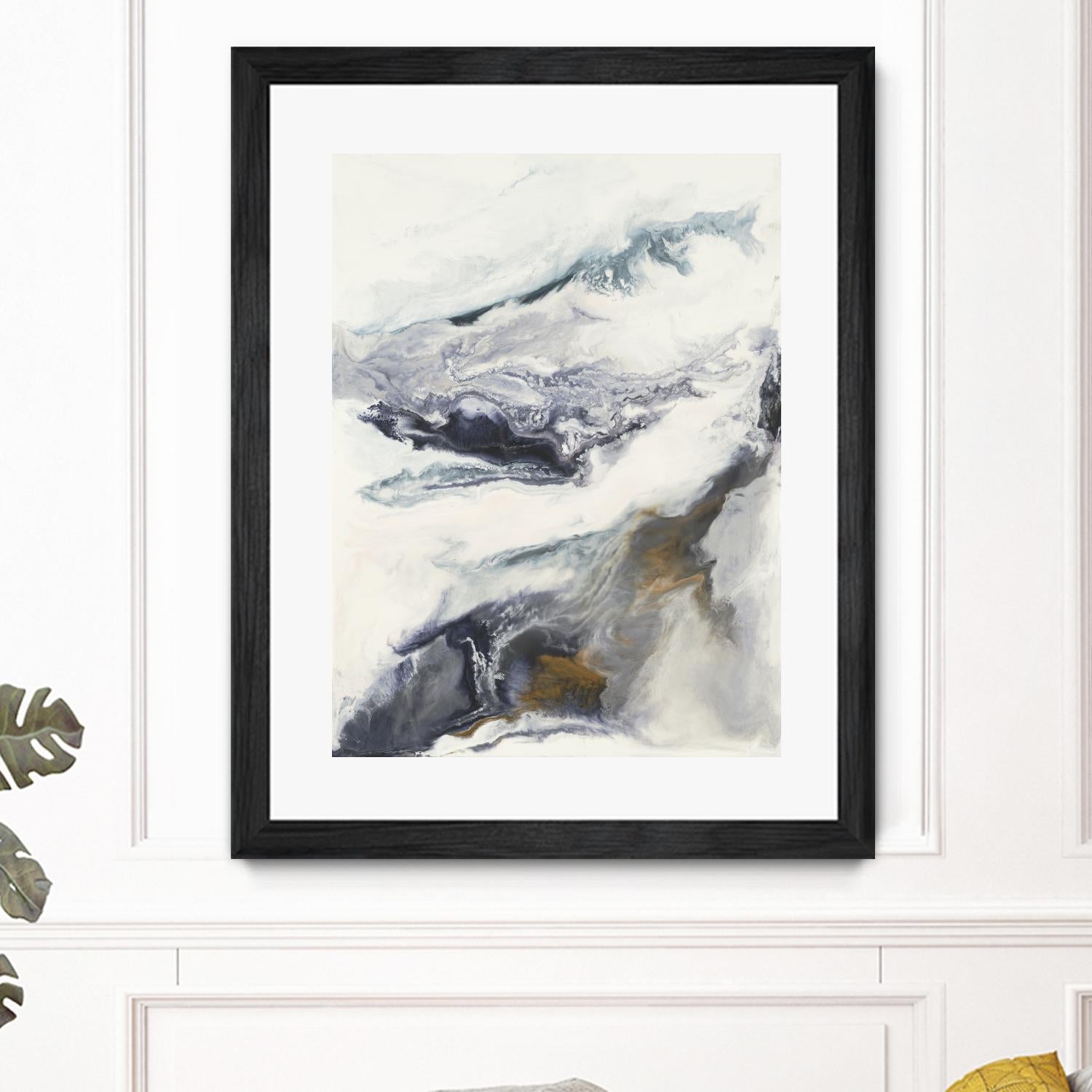 Expedite by Corrie LaVelle on GIANT ART - purples fluid abstracts