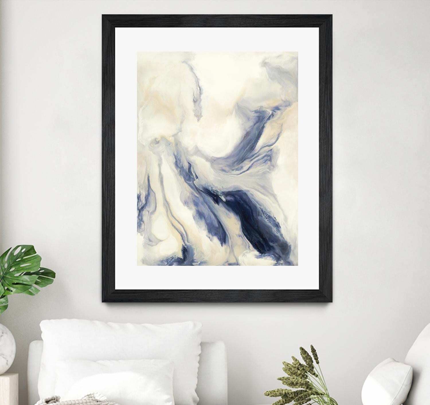 Untitled by Corrie LaVelle on GIANT ART - whites & creams fluid abstract white