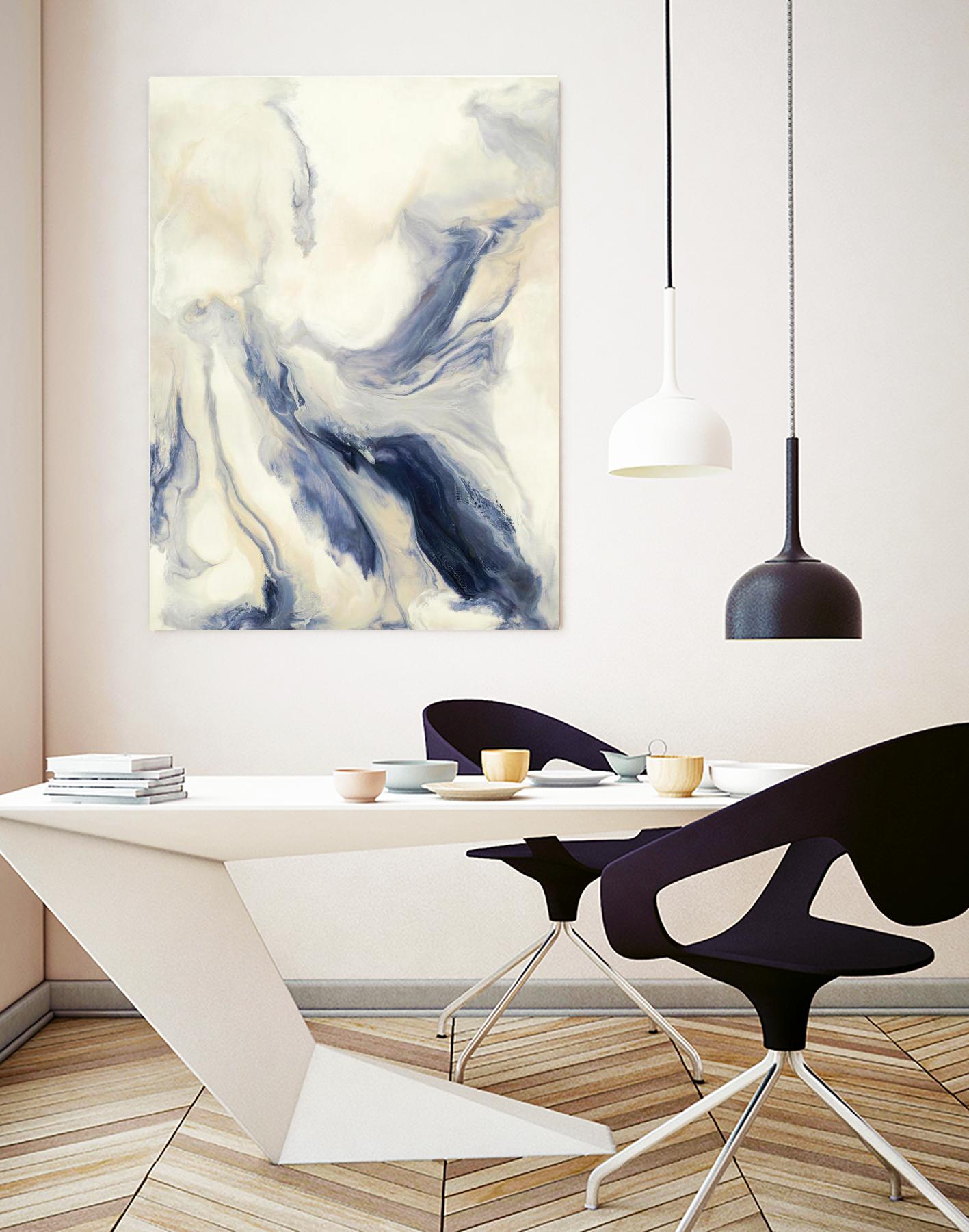 Untitled by Corrie LaVelle on GIANT ART - whites & creams fluid abstract white