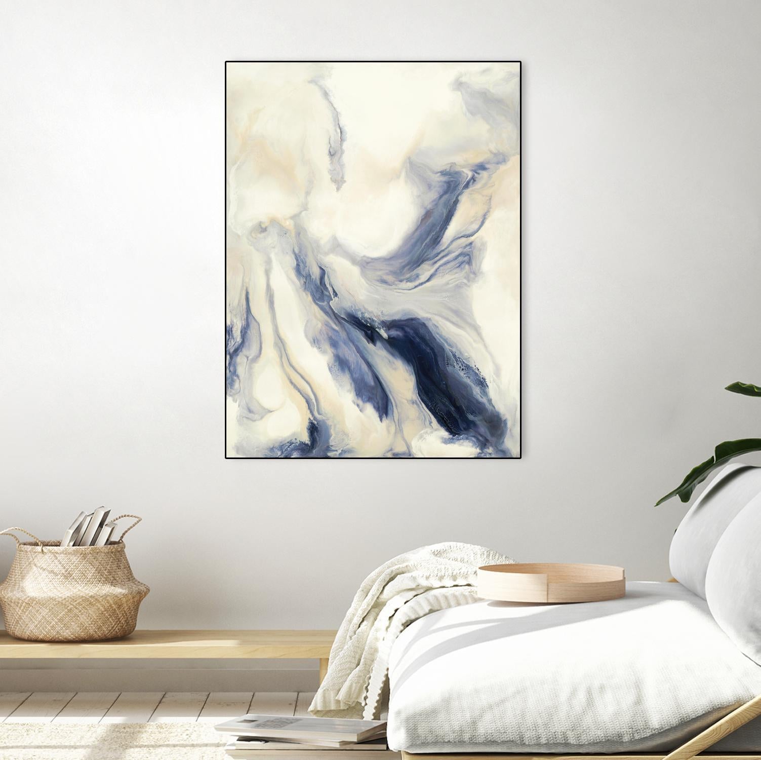 Untitled by Corrie LaVelle on GIANT ART - whites & creams fluid abstract white