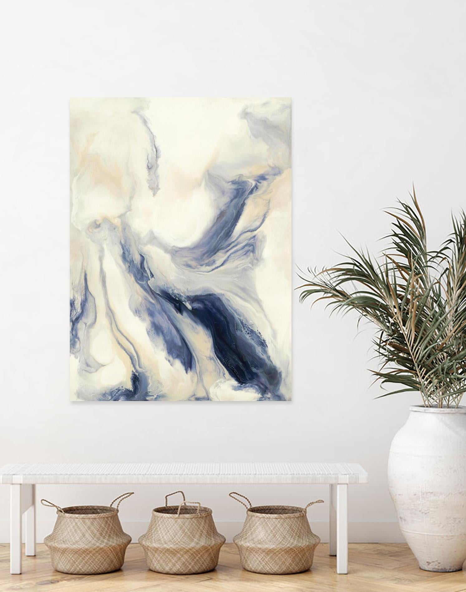 Untitled by Corrie LaVelle on GIANT ART - whites & creams fluid abstract white