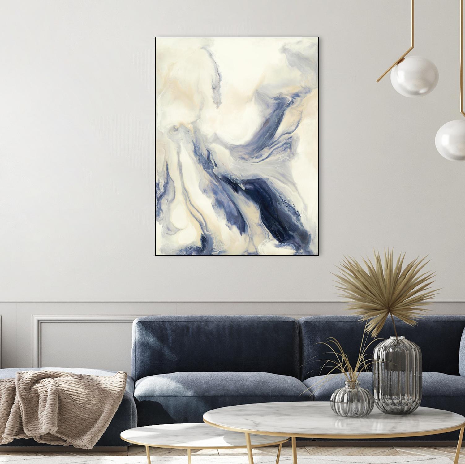 Untitled by Corrie LaVelle on GIANT ART - whites & creams fluid abstract white