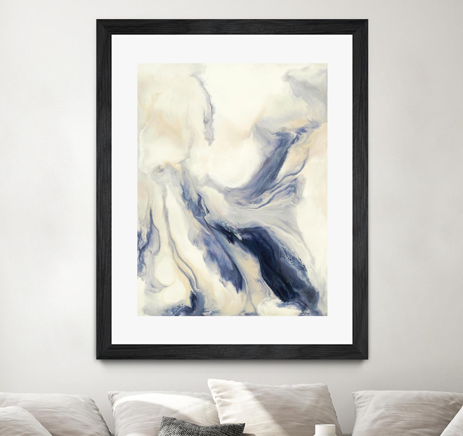 Untitled by Corrie LaVelle on GIANT ART - whites & creams fluid abstract white