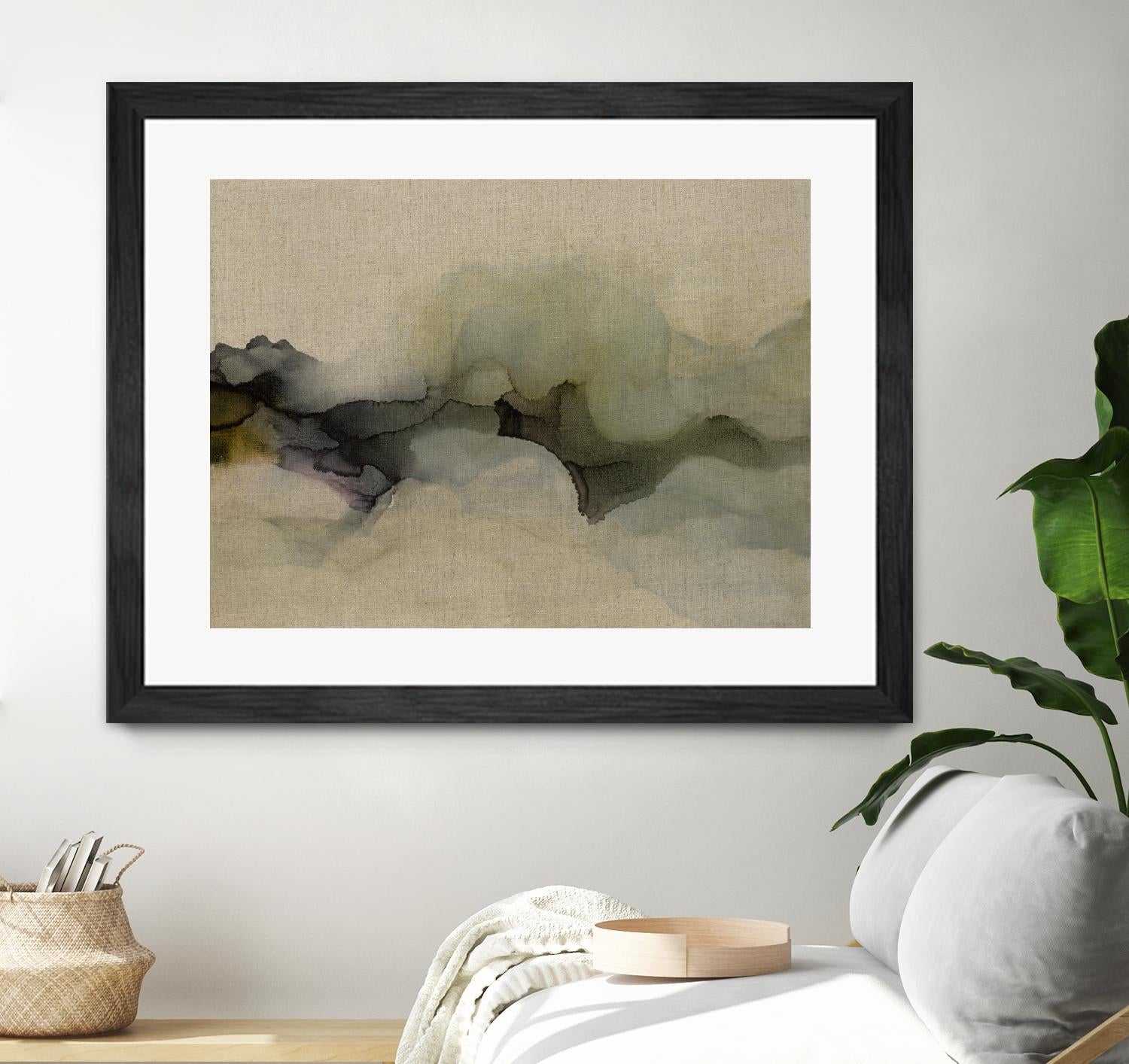 When It Rains It Pours by Kippi Leonard on GIANT ART - browns fluid abstracts