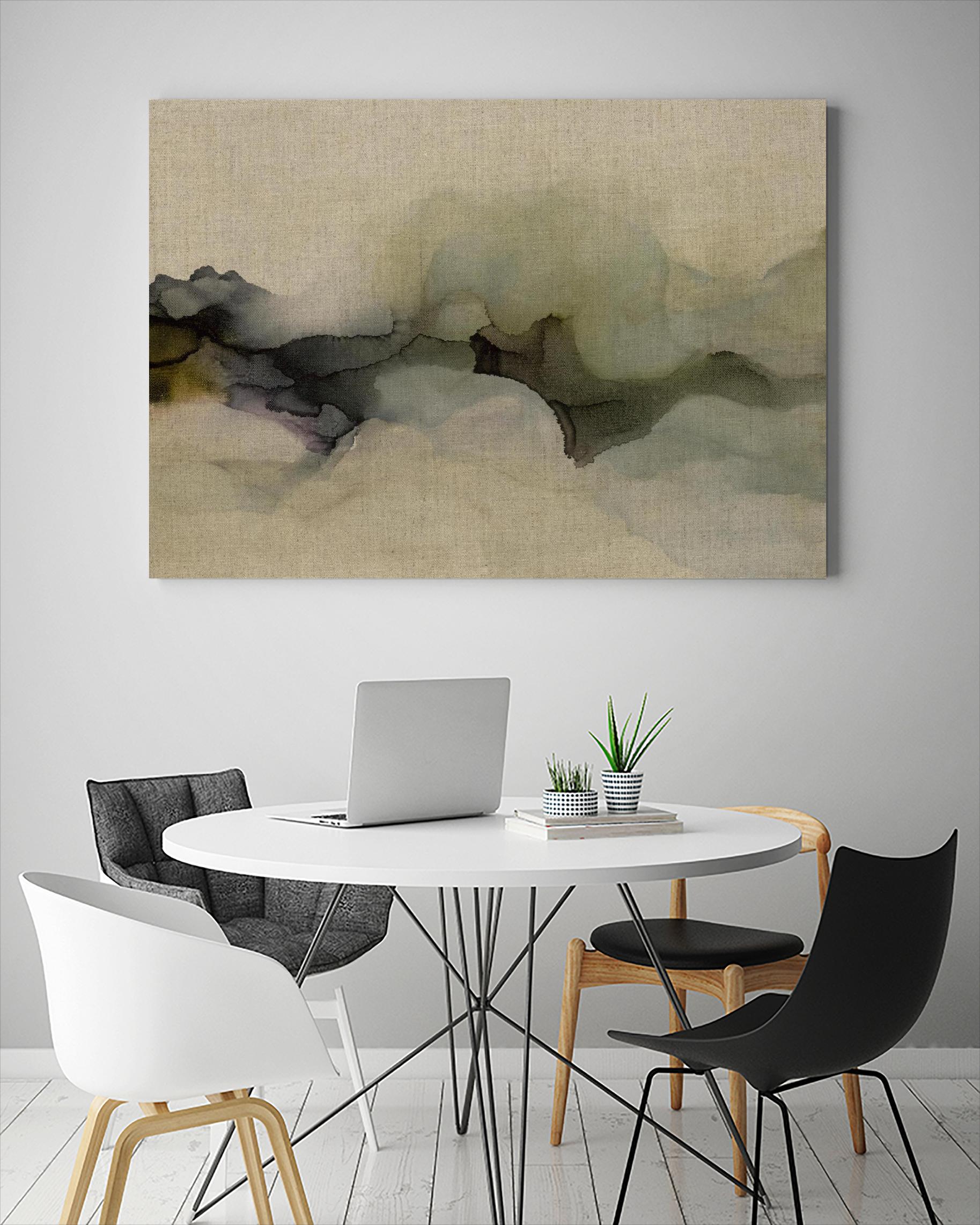 When It Rains It Pours by Kippi Leonard on GIANT ART - browns fluid abstracts