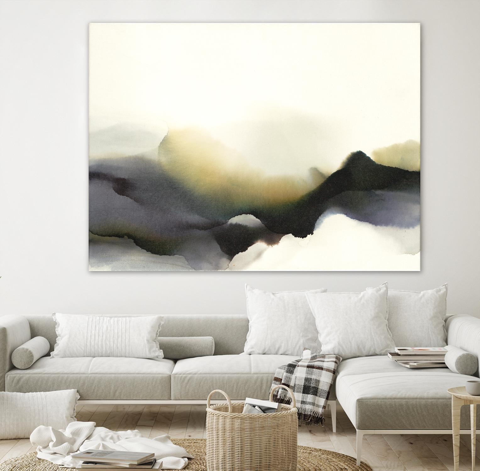 Lose Yourself to the Groove by Kippi Leonard on GIANT ART - black watercolour