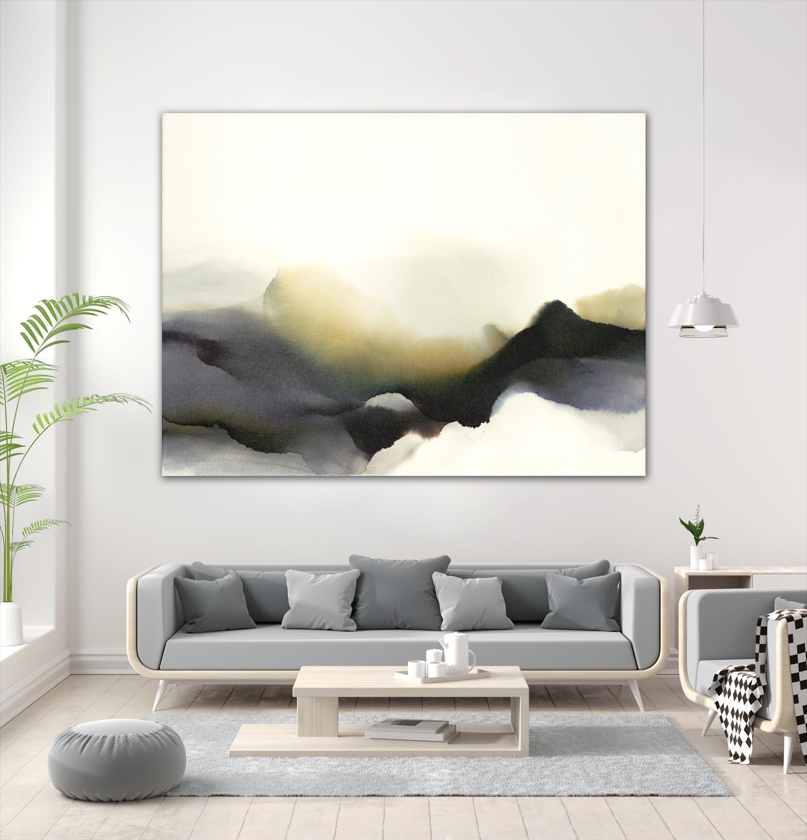 Lose Yourself to the Groove by Kippi Leonard on GIANT ART - black watercolour