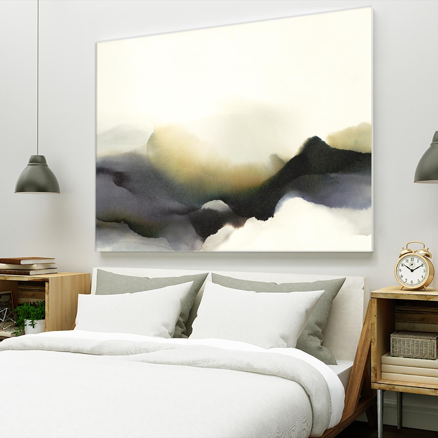 Lose Yourself to the Groove by Kippi Leonard on GIANT ART - black watercolour