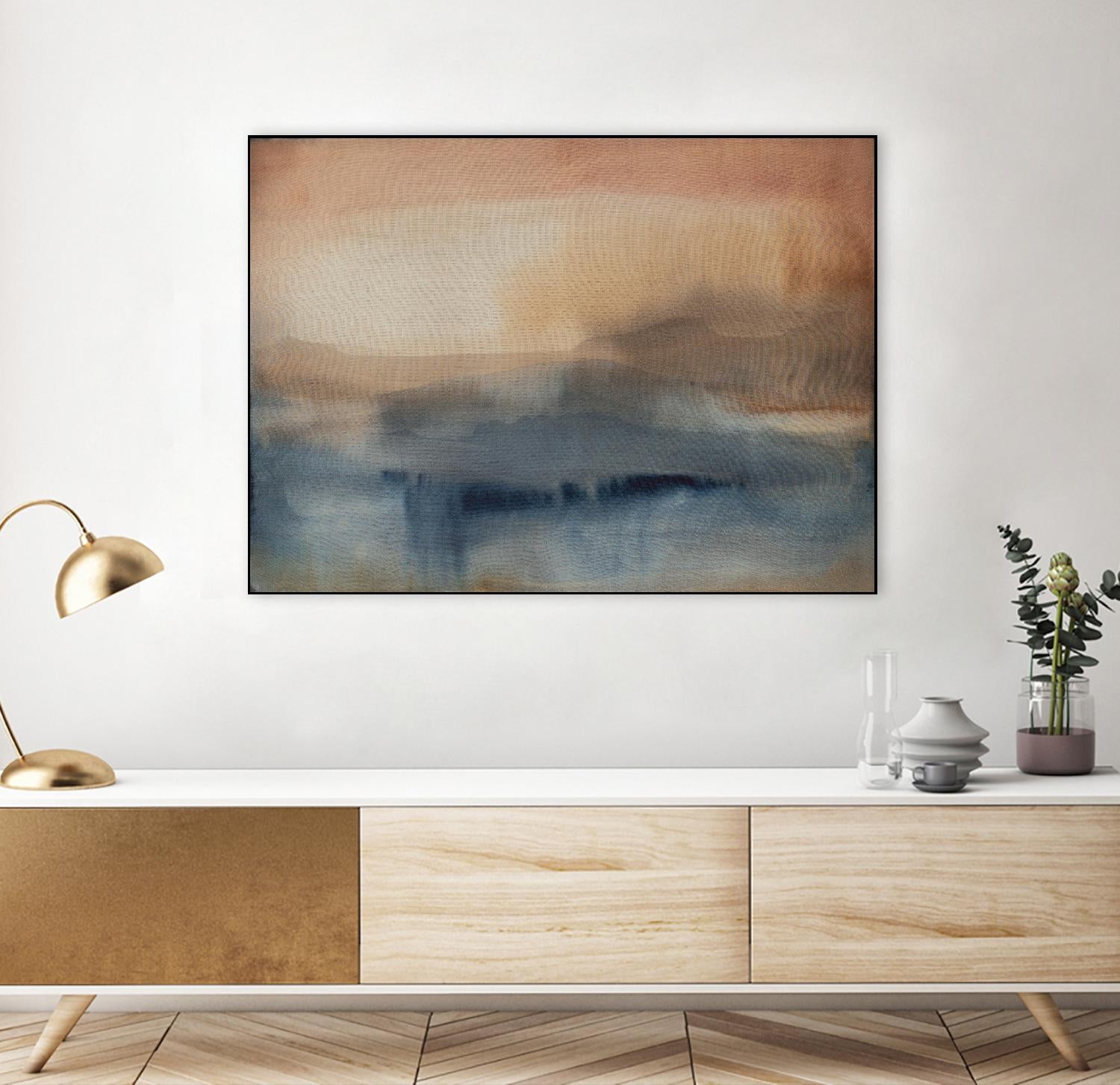 GOLDEN DESERTS by KIPPI LEONARD on GIANT ART - gold abstract abstract