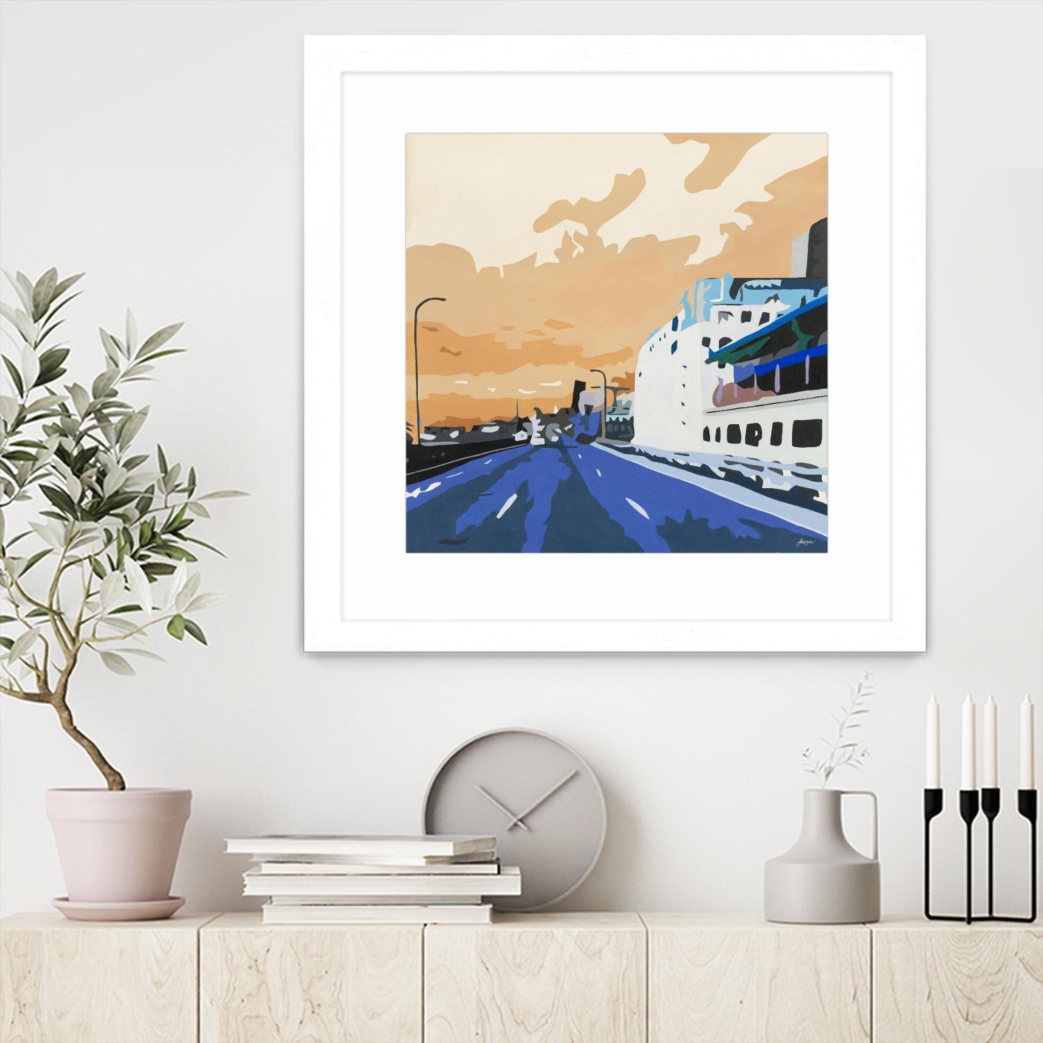 Viaduct Ghosts by Beth Ann Lawson on GIANT ART - blues cityscapes city