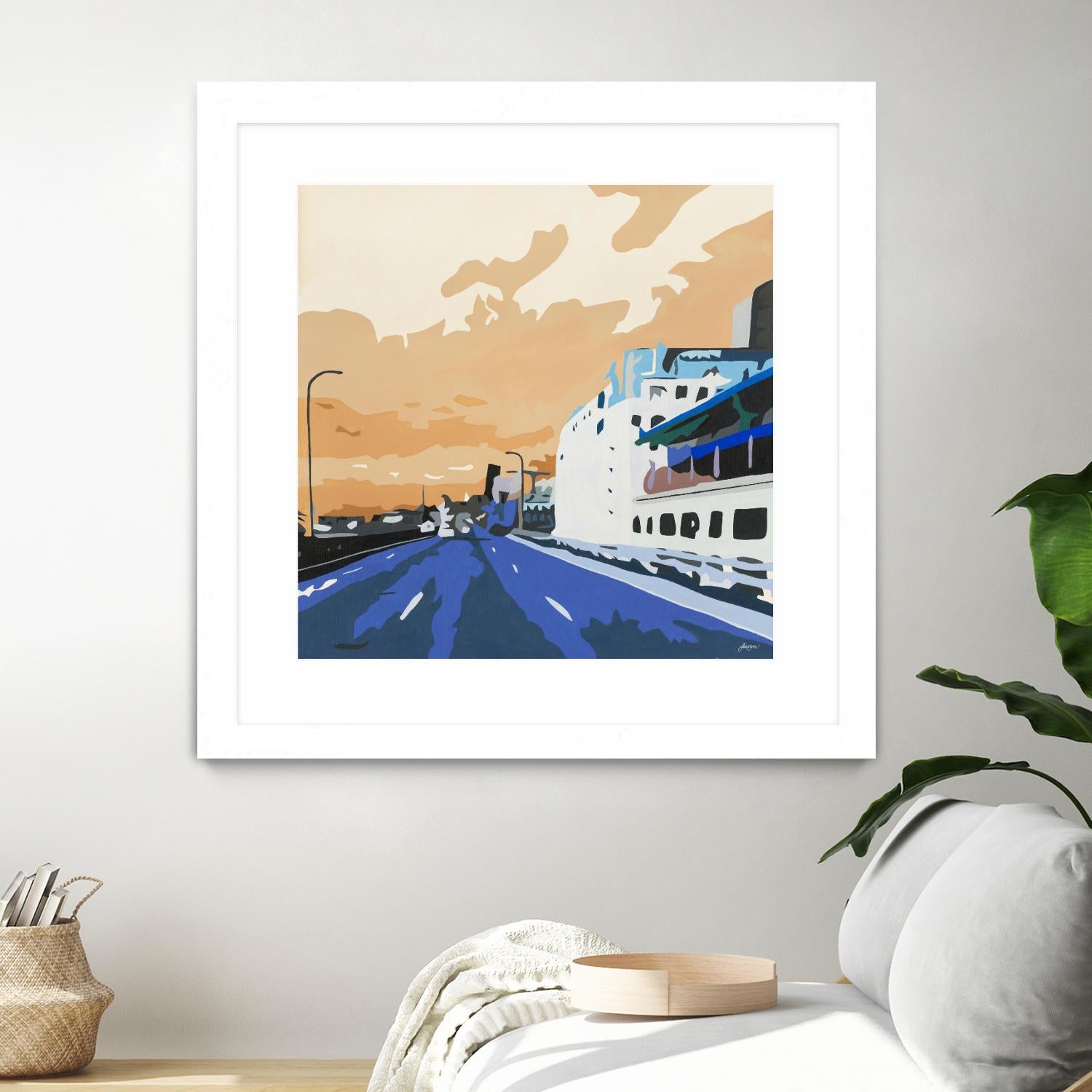 Viaduct Ghosts by Beth Ann Lawson on GIANT ART - blues cityscapes city