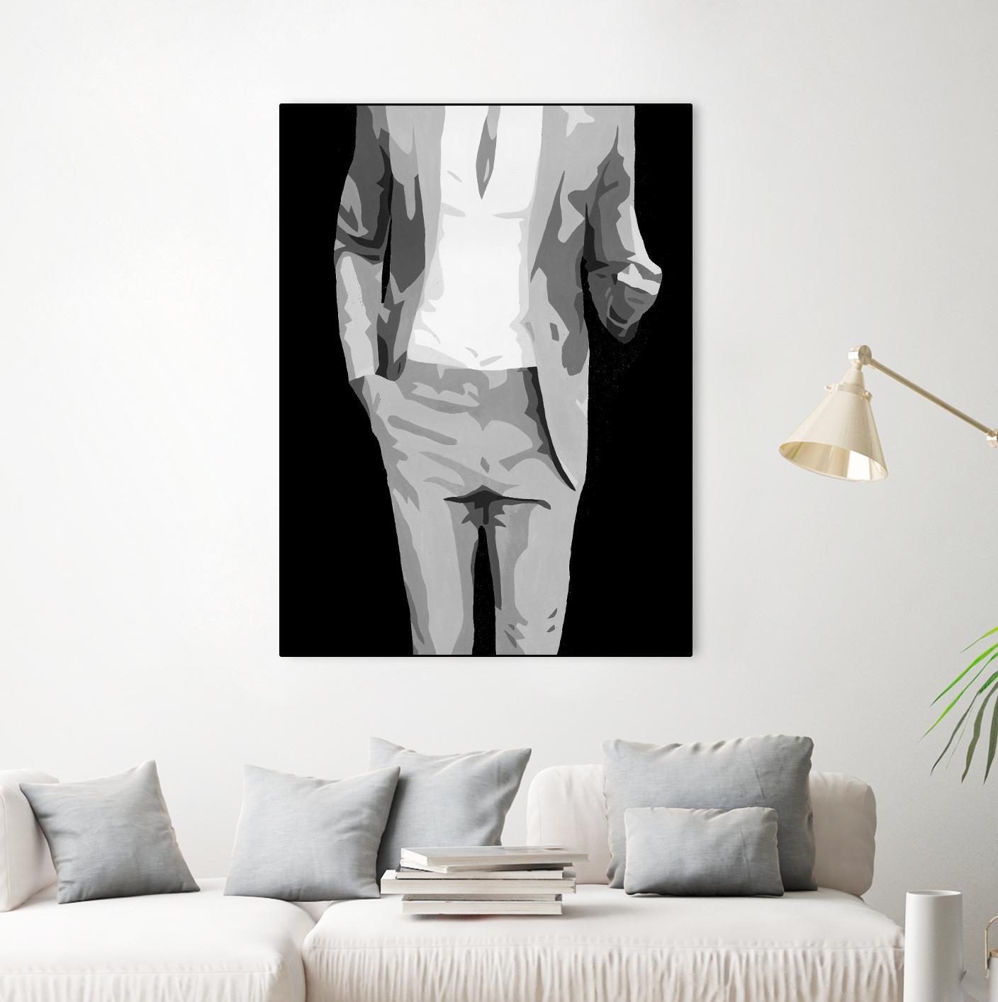 MR WHY NOT by Bethann Lawson on GIANT ART - black and white figurative figurative