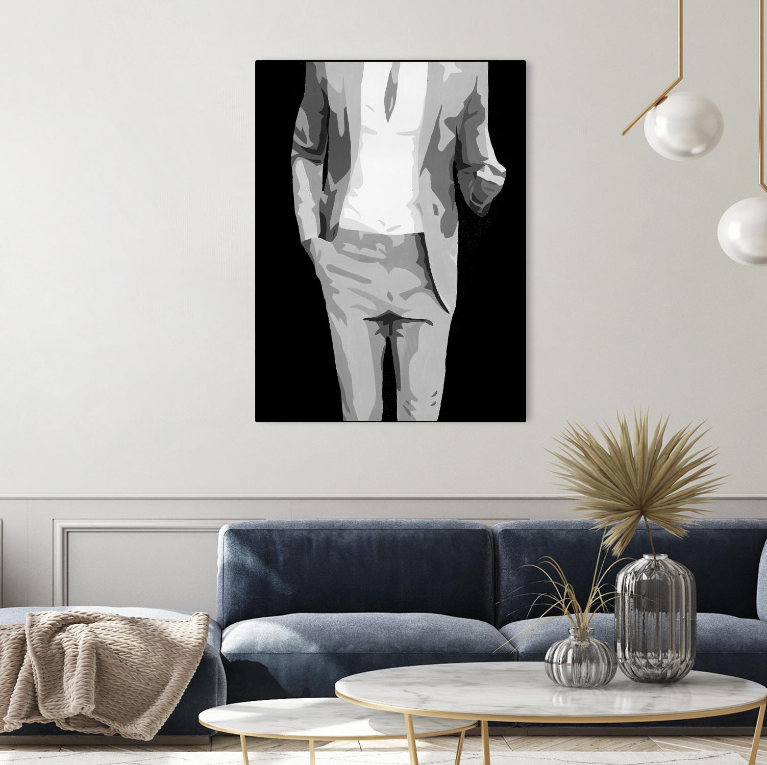 MR WHY NOT by Bethann Lawson on GIANT ART - black and white figurative figurative