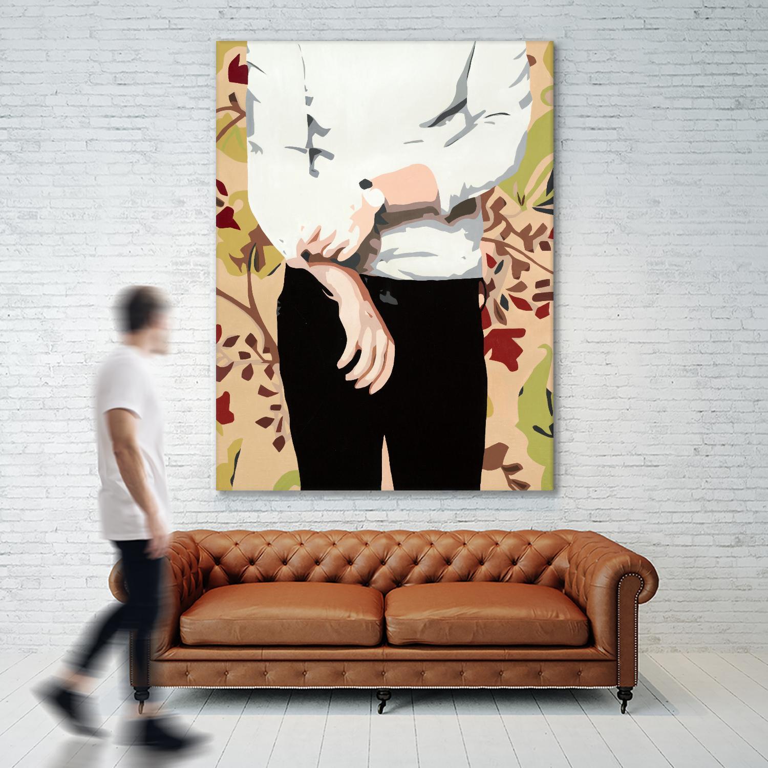 Mr. Right by Beth Ann Lawson on GIANT ART - black figurative fashion