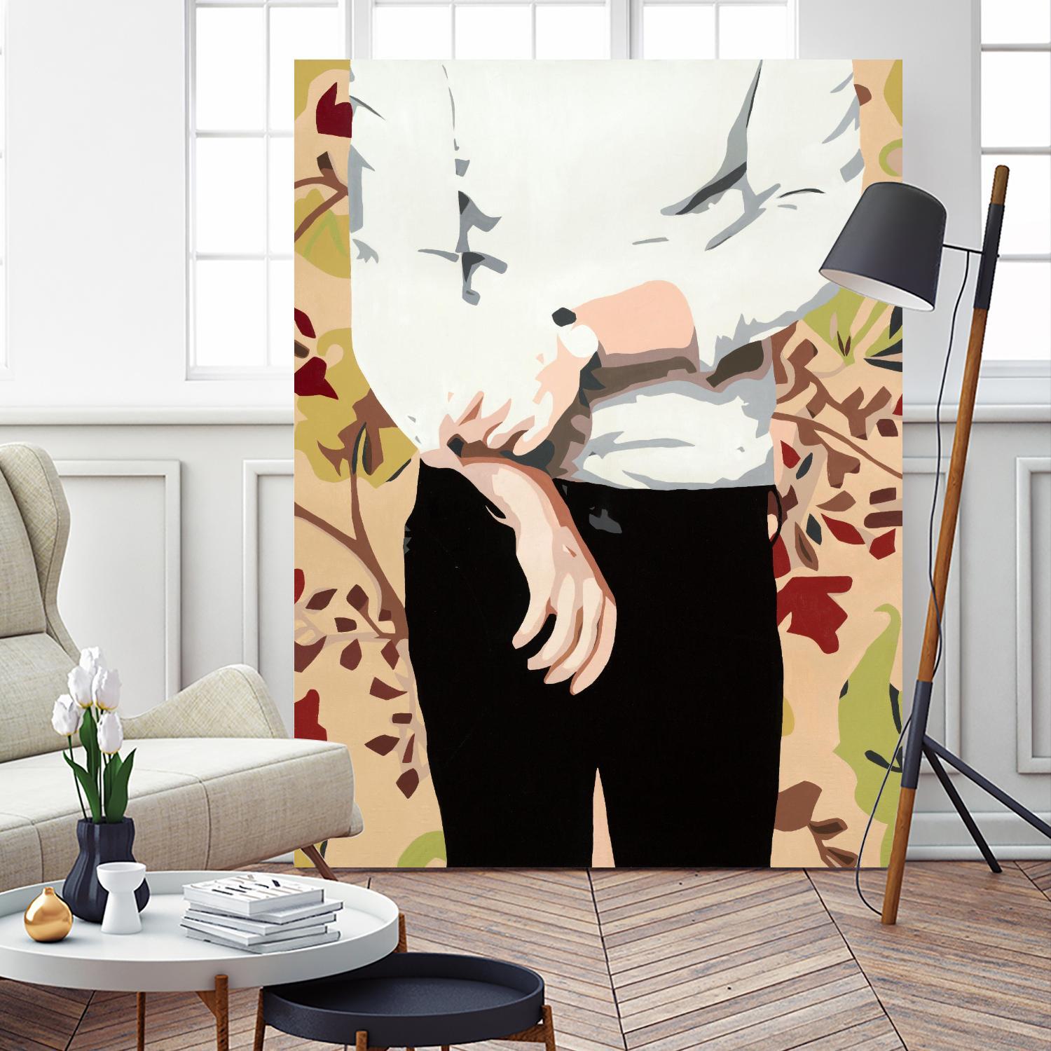 Mr. Right by Beth Ann Lawson on GIANT ART - black figurative fashion