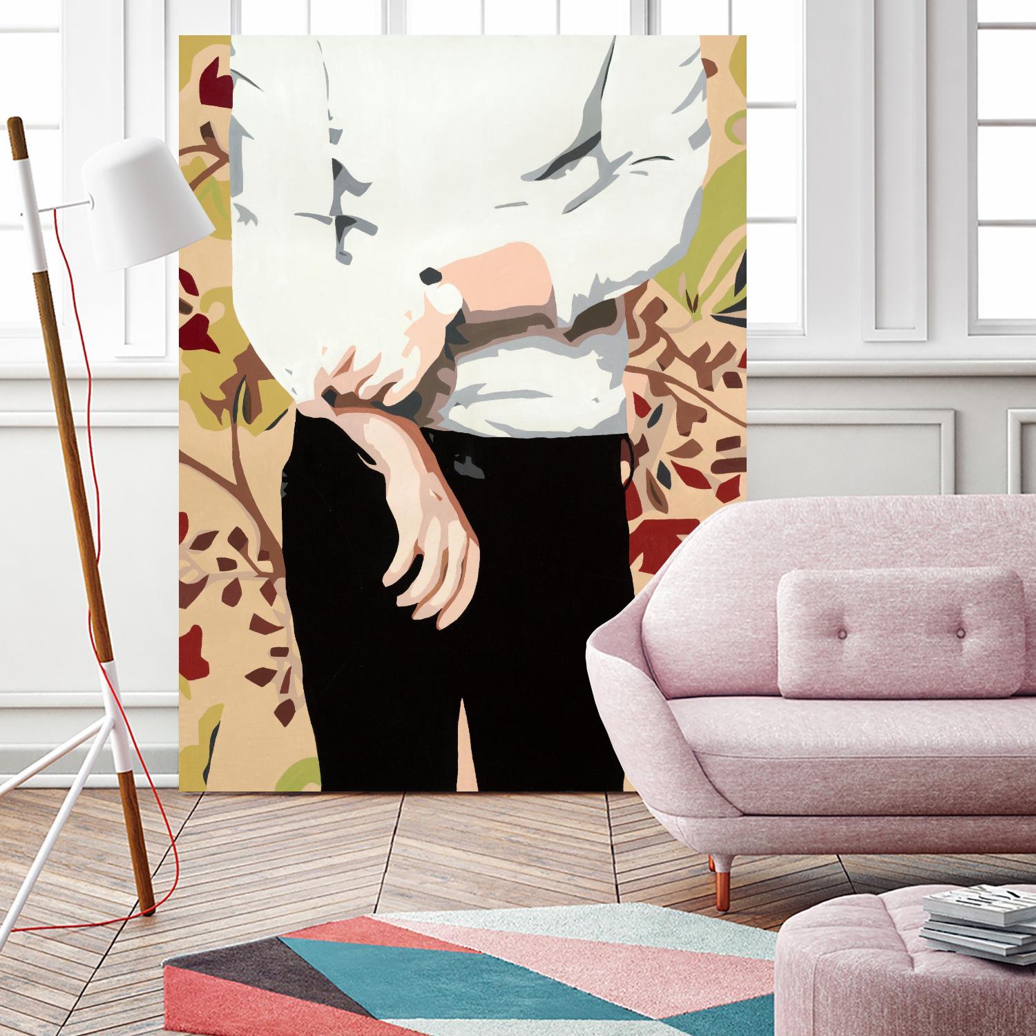 Mr. Right by Beth Ann Lawson on GIANT ART - black figurative fashion