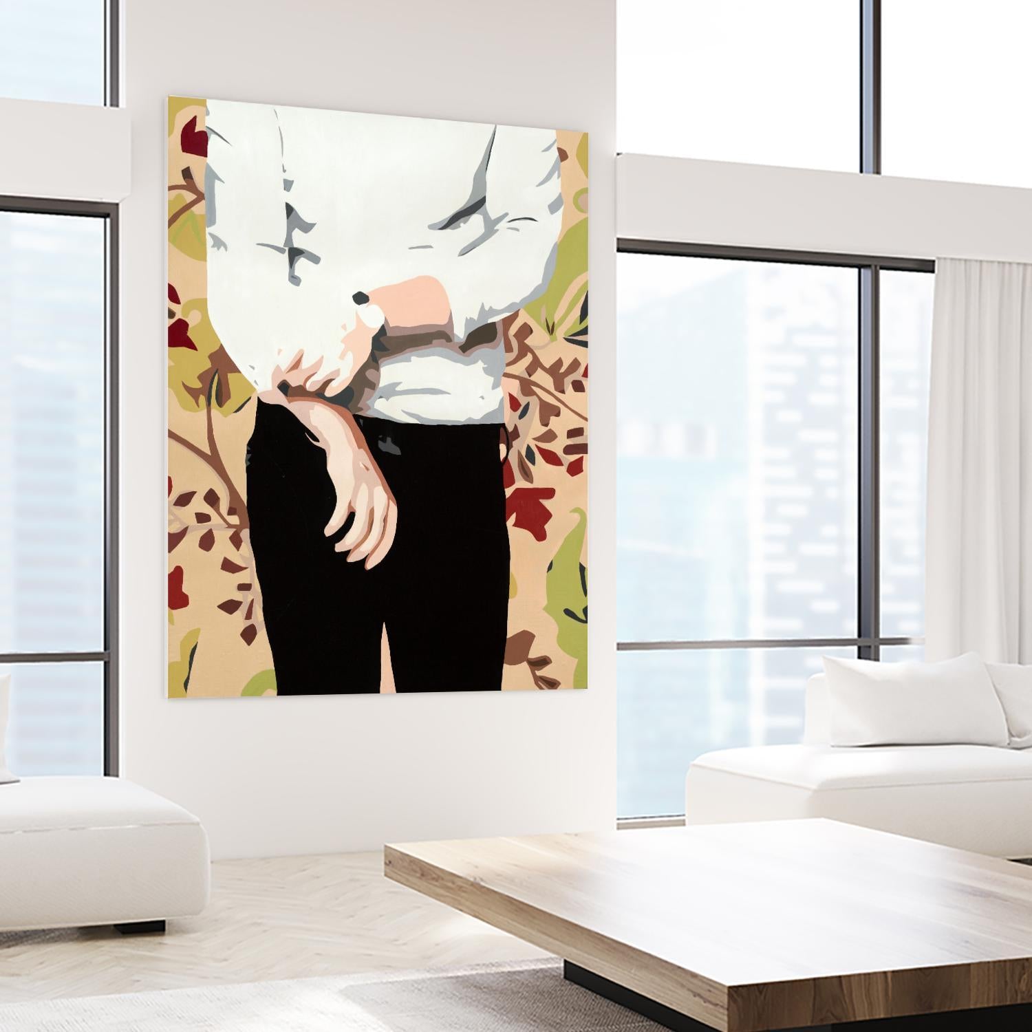 Mr. Right by Beth Ann Lawson on GIANT ART - black figurative fashion