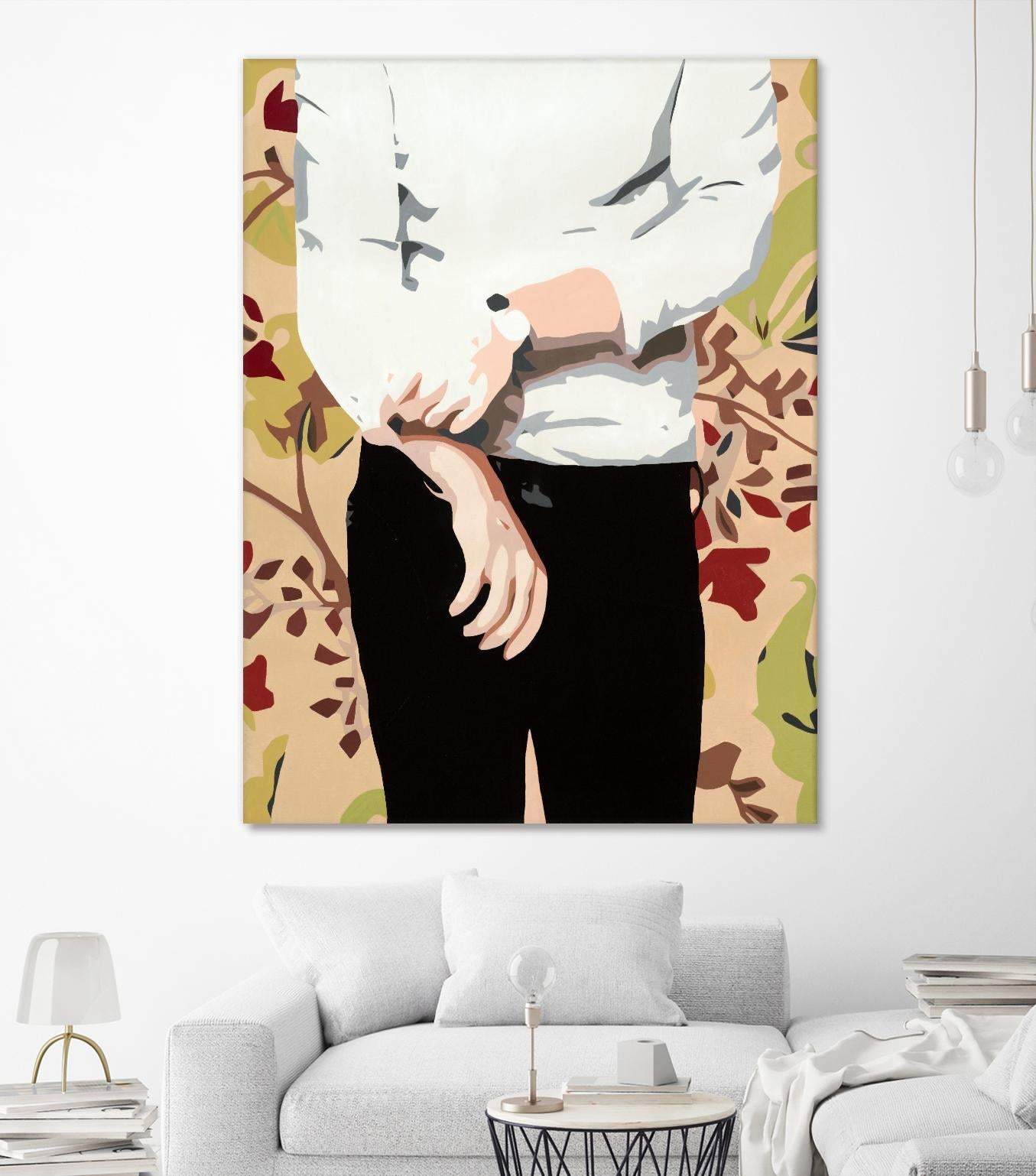 Mr. Right by Beth Ann Lawson on GIANT ART - black figurative fashion