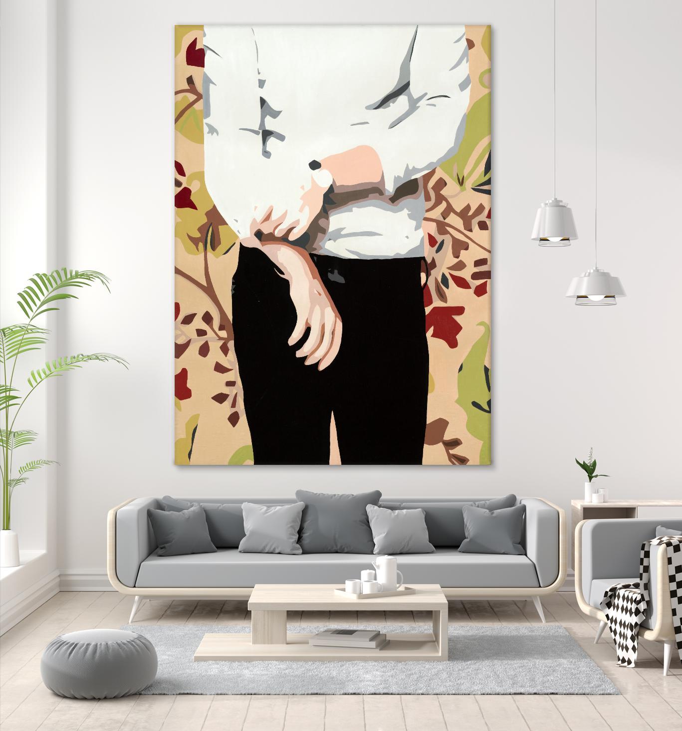 Mr. Right by Beth Ann Lawson on GIANT ART - black figurative fashion