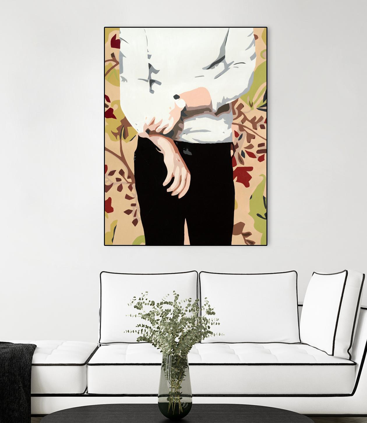 Mr. Right by Beth Ann Lawson on GIANT ART - black figurative fashion