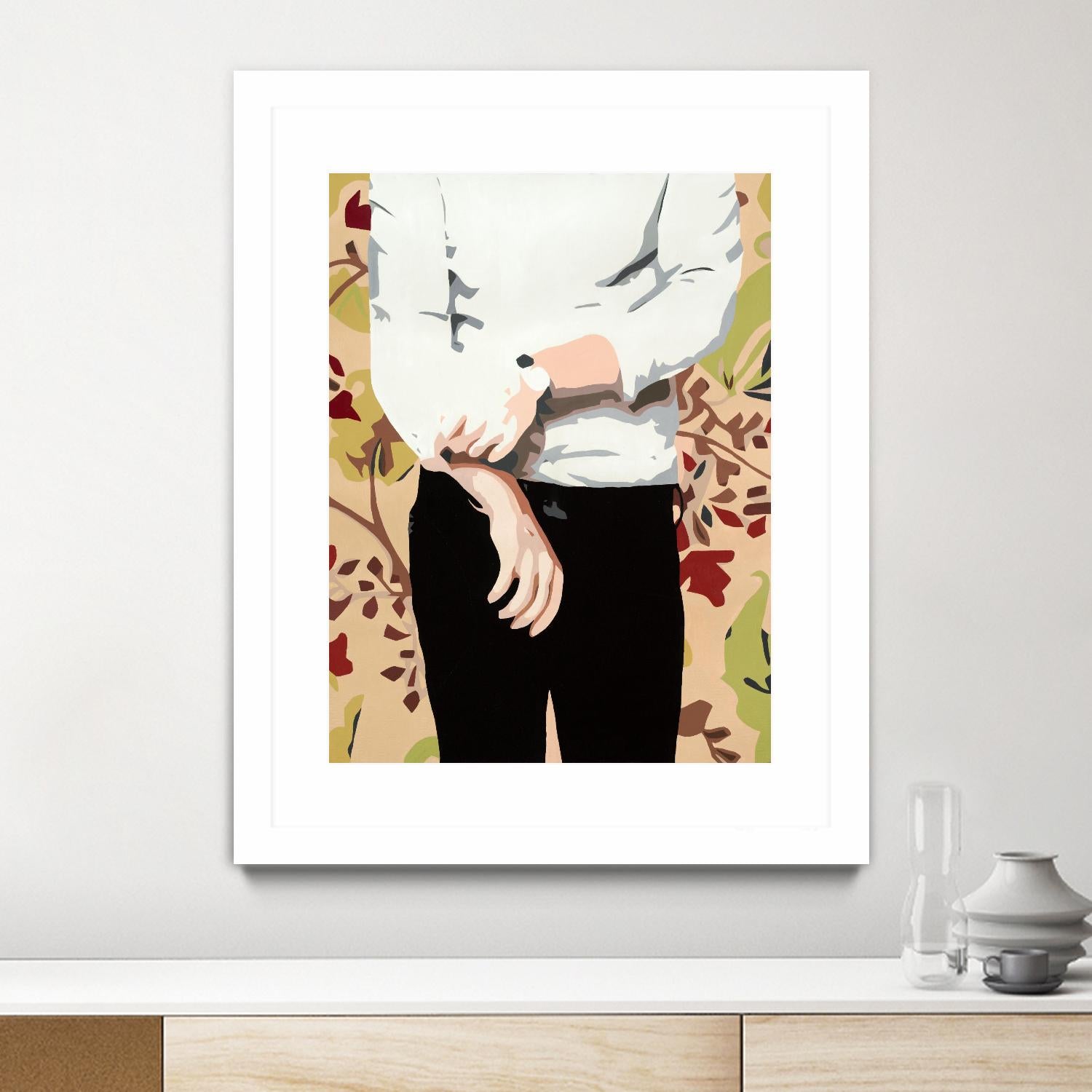 Mr. Right by Beth Ann Lawson on GIANT ART - black figurative fashion