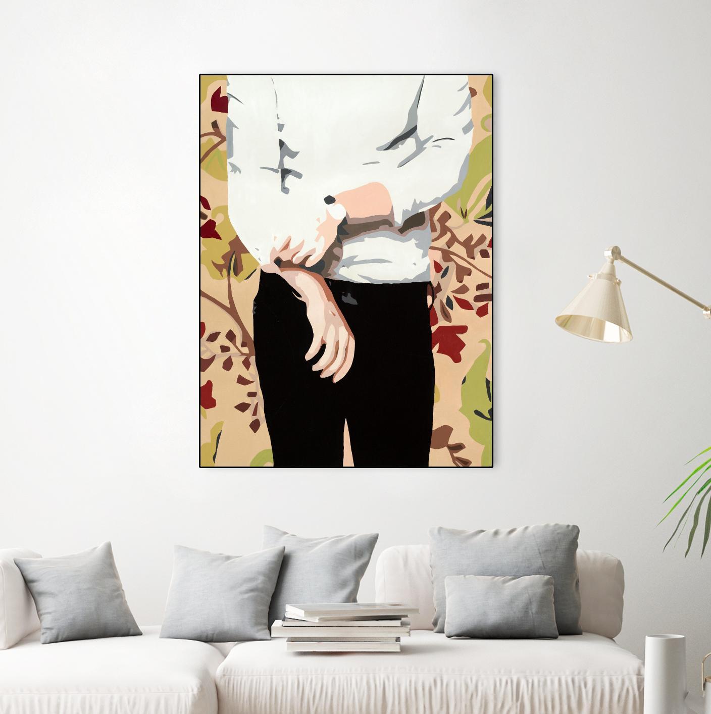 Mr. Right by Beth Ann Lawson on GIANT ART - black figurative fashion