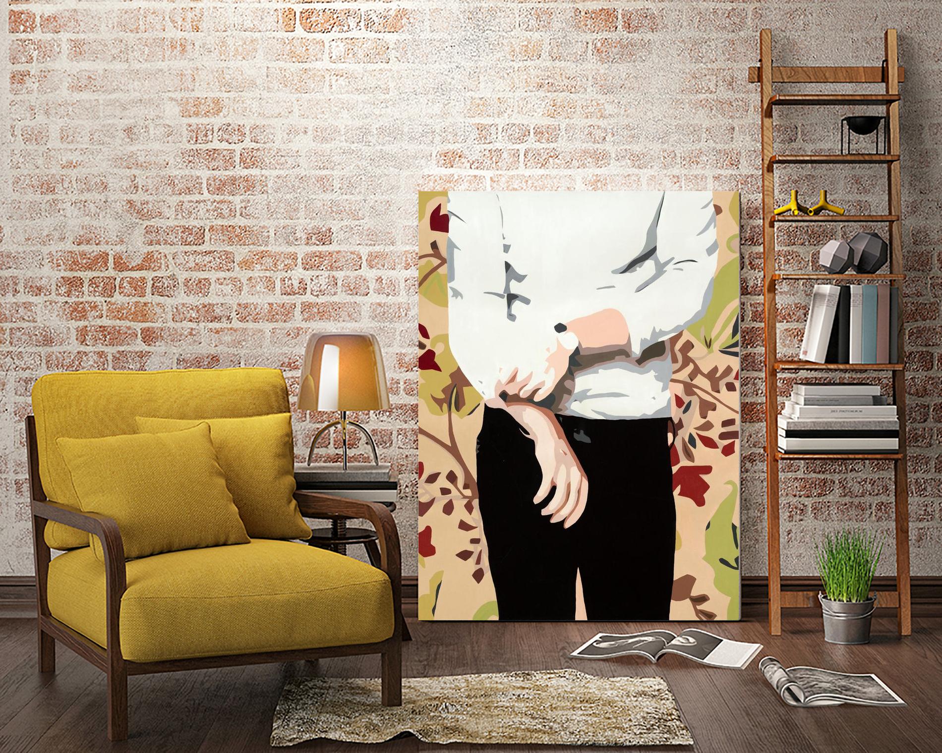 Mr. Right by Beth Ann Lawson on GIANT ART - black figurative fashion