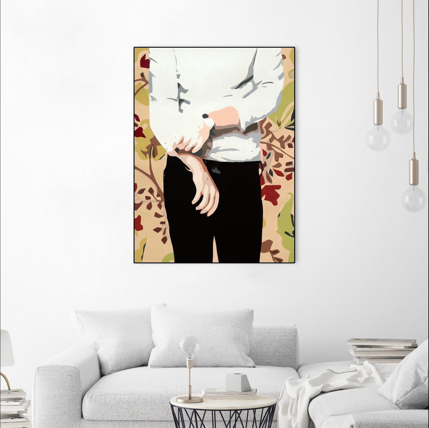 Mr. Right by Beth Ann Lawson on GIANT ART - black figurative fashion