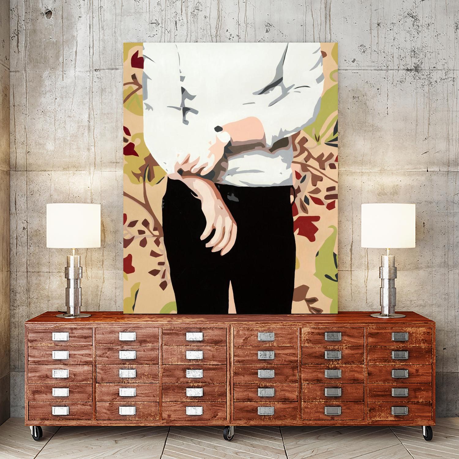 Mr. Right by Beth Ann Lawson on GIANT ART - black figurative fashion