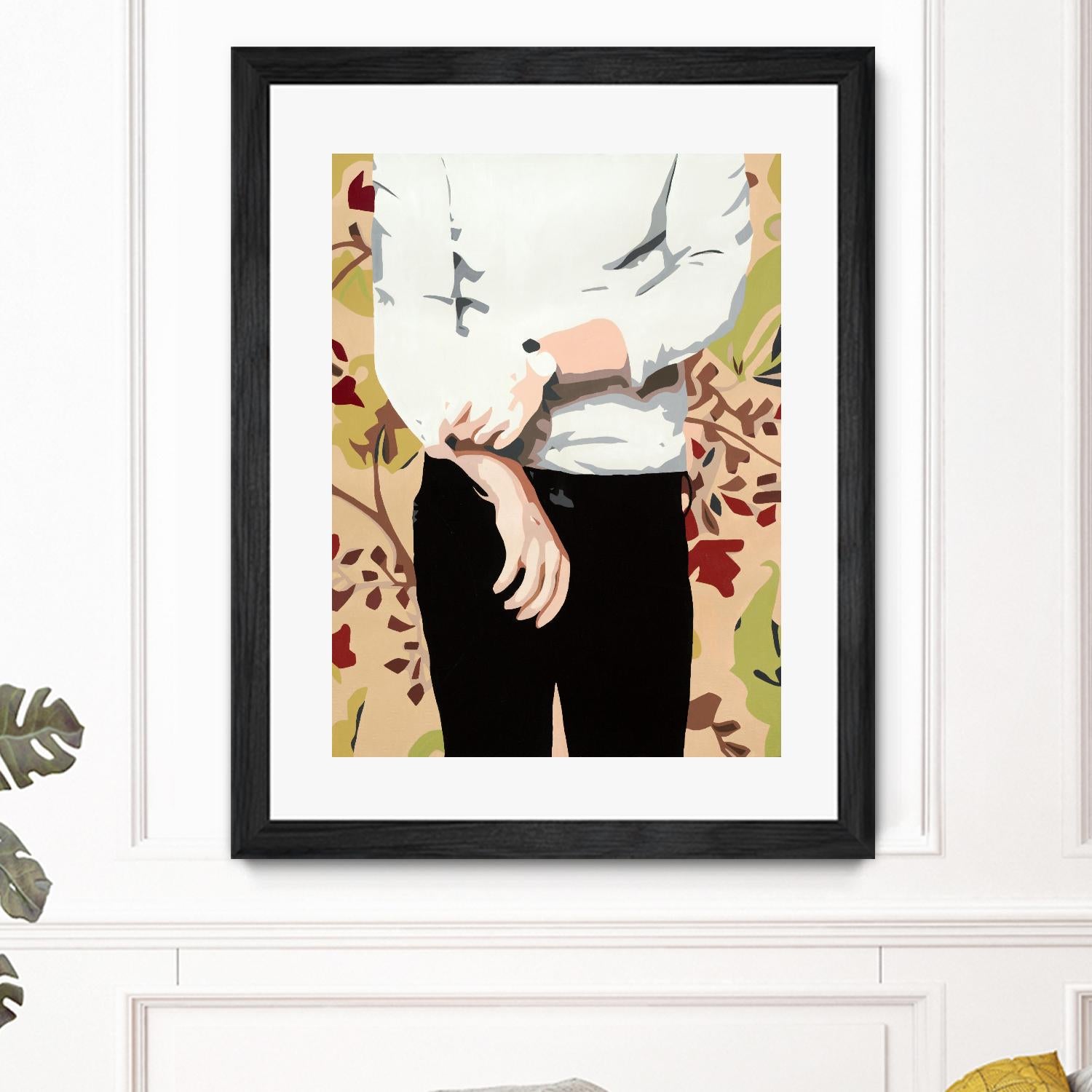 Mr. Right by Beth Ann Lawson on GIANT ART - black figurative fashion