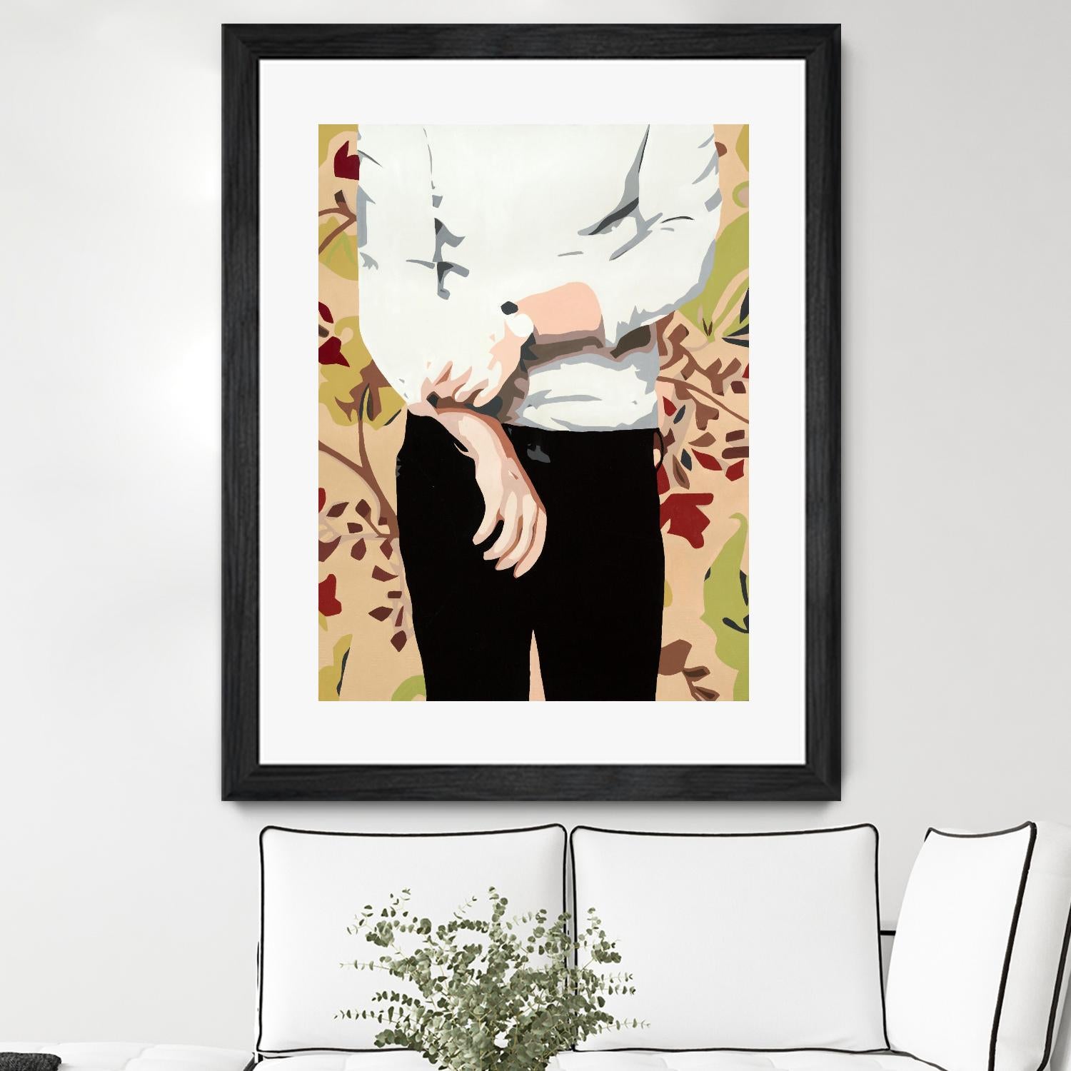 Mr. Right by Beth Ann Lawson on GIANT ART - black figurative fashion