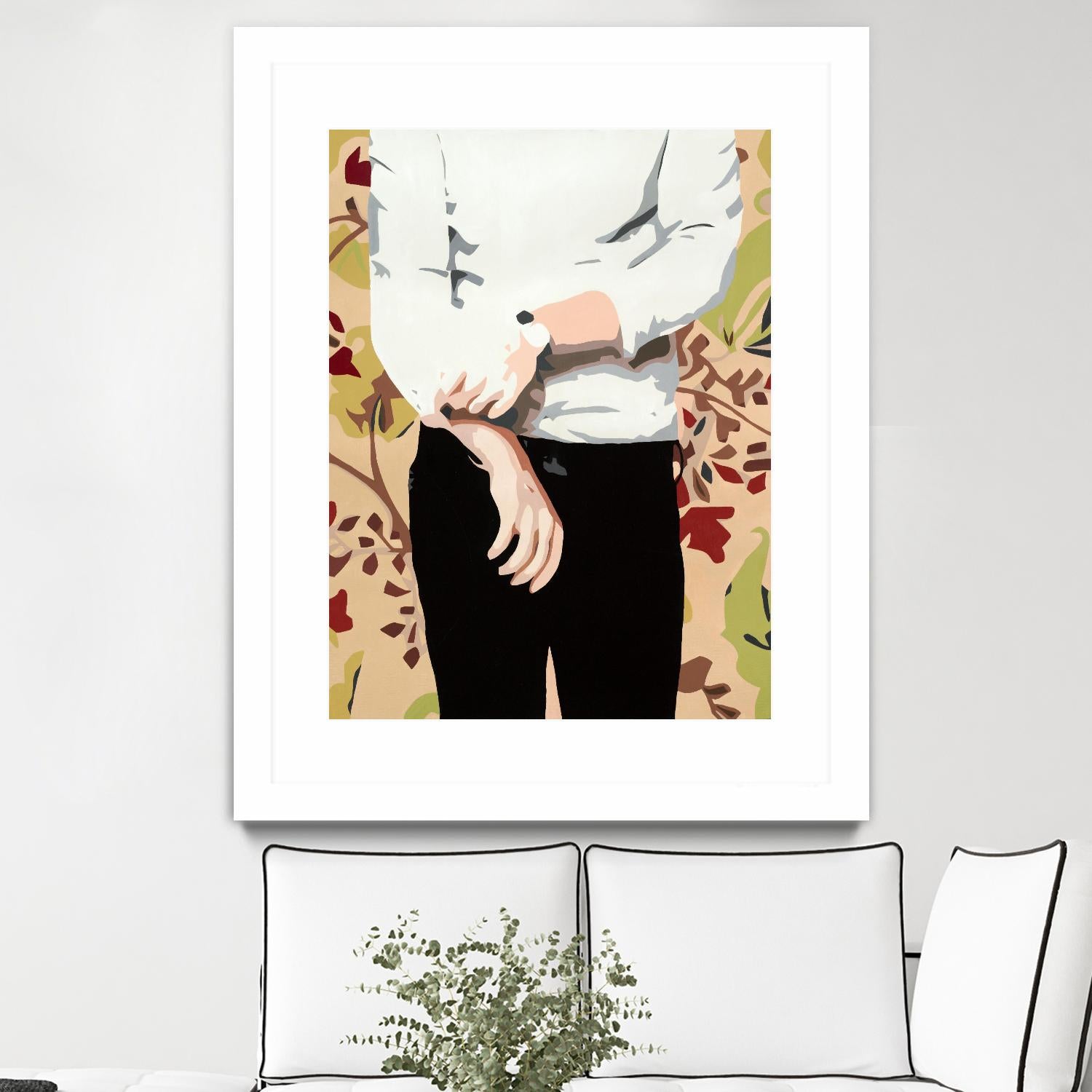 Mr. Right by Beth Ann Lawson on GIANT ART - black figurative fashion