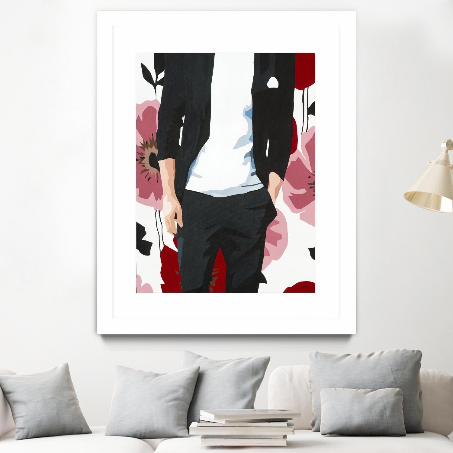 Mr. Right #2 by Beth Ann Lawson on GIANT ART - black figurative fashion