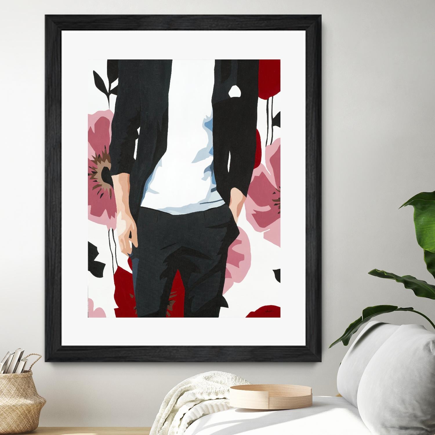 Mr. Right #2 by Beth Ann Lawson on GIANT ART - black figurative fashion