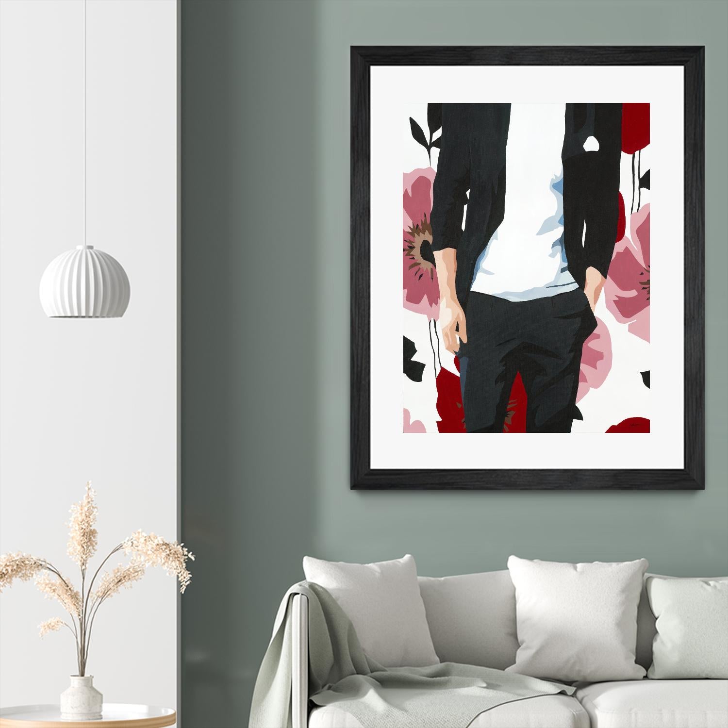 Mr. Right #2 by Beth Ann Lawson on GIANT ART - black figurative fashion