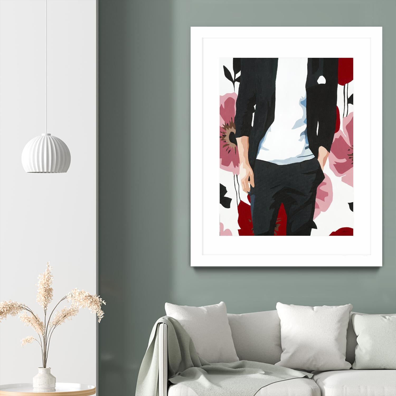 Mr. Right #2 by Beth Ann Lawson on GIANT ART - black figurative fashion