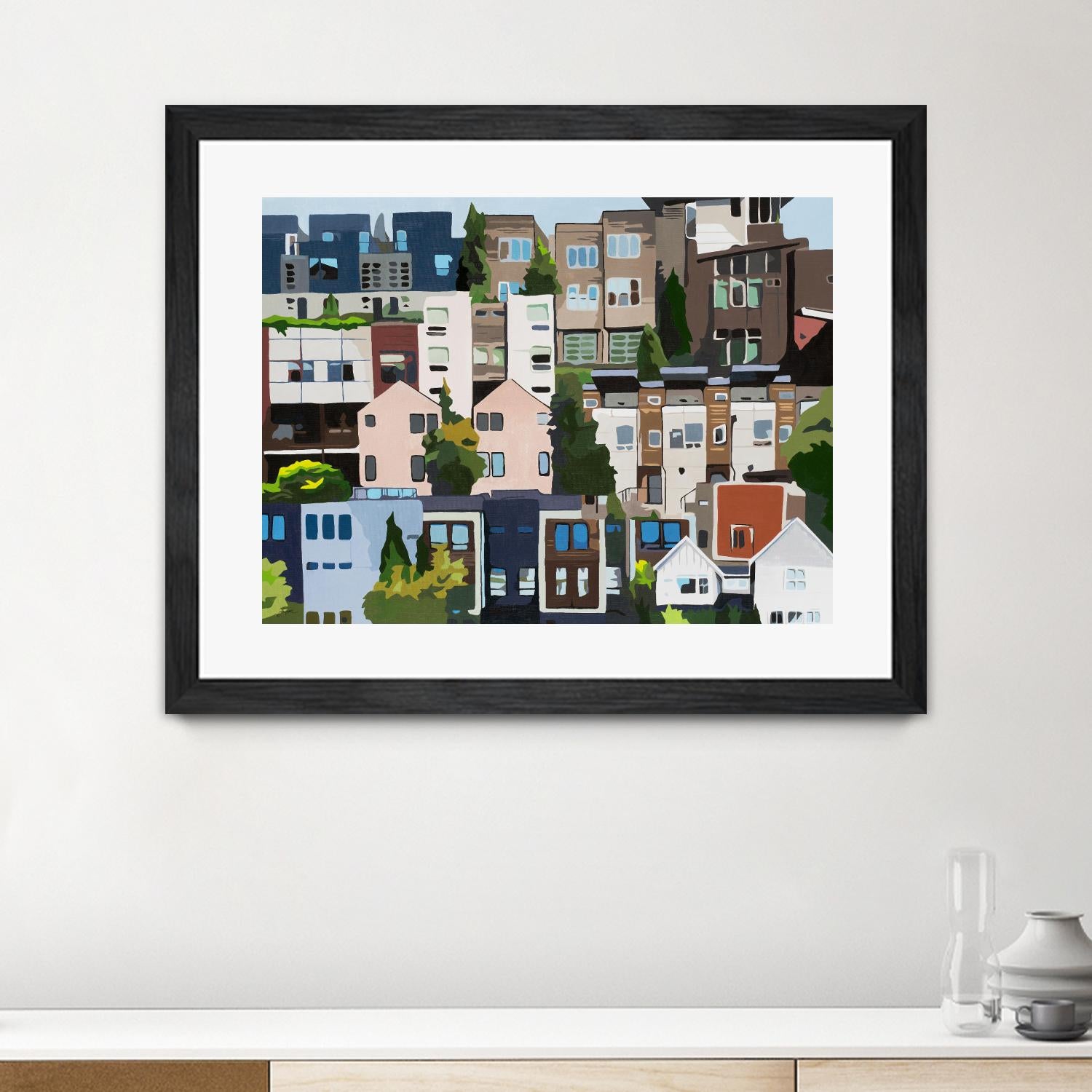 SoundHouse by Beth Ann Lawson on GIANT ART - grays cityscapes neighborhood