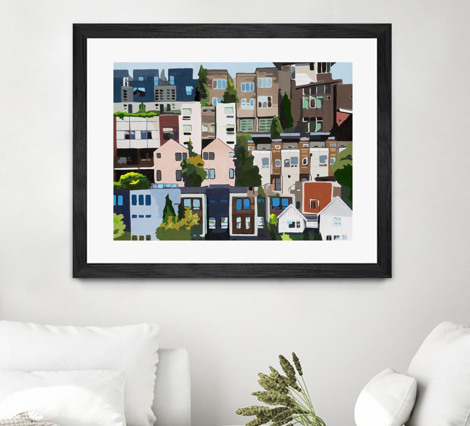 SoundHouse by Beth Ann Lawson on GIANT ART - grays cityscapes neighborhood