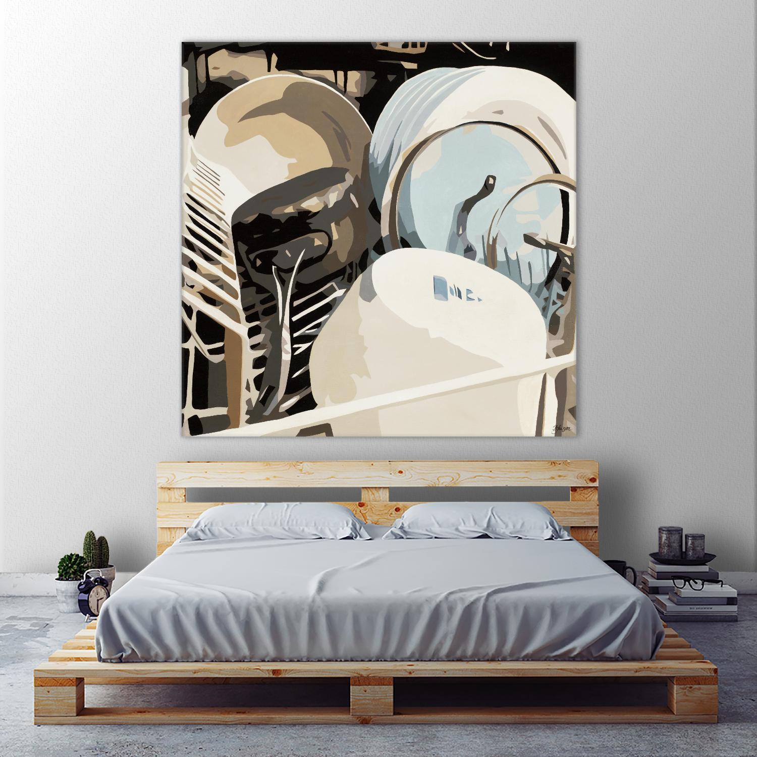 Kitchen BFF by Beth Ann Lawson on GIANT ART - whites & creams food & drink kitchen