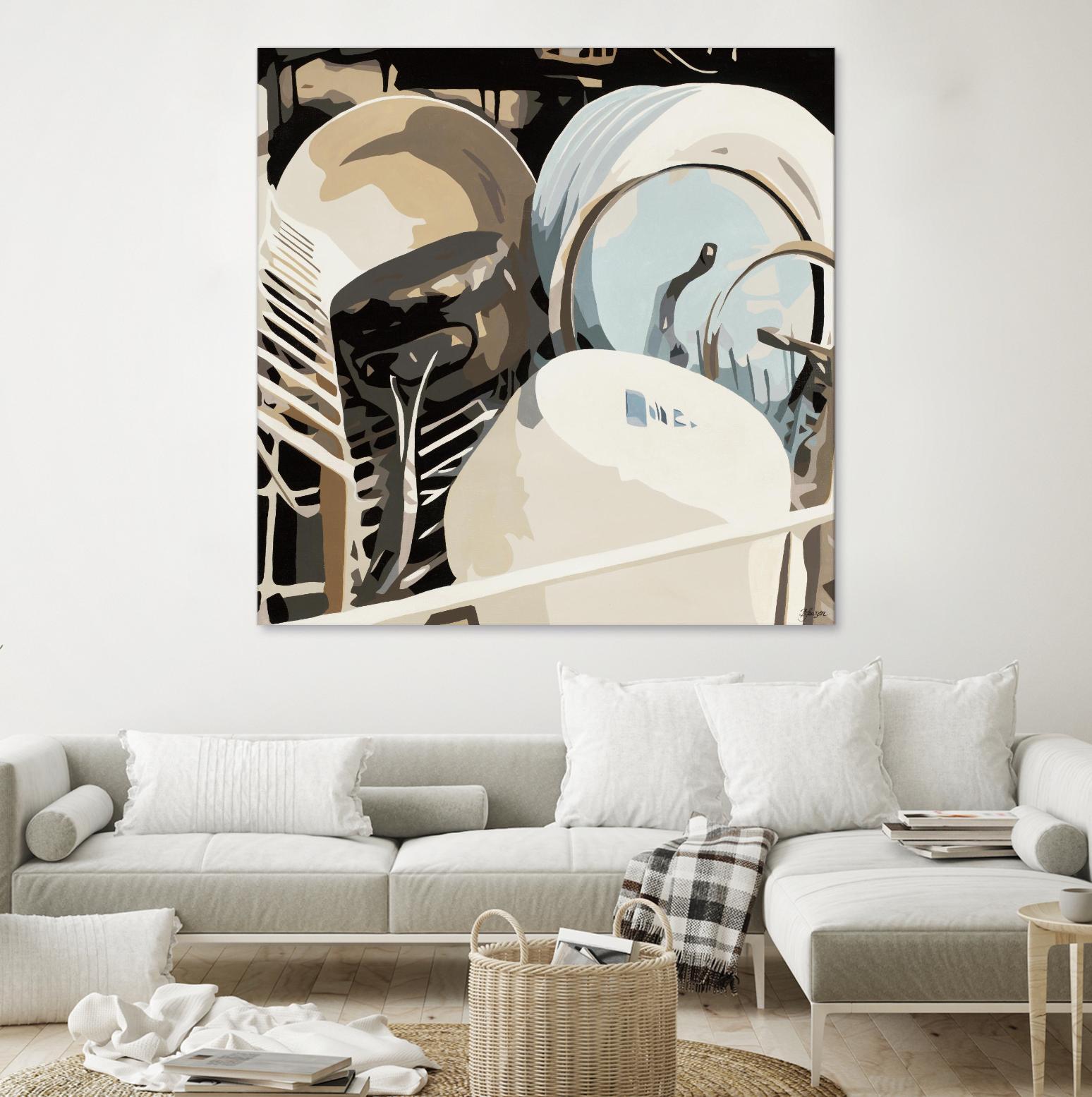 Kitchen BFF by Beth Ann Lawson on GIANT ART - whites & creams food & drink kitchen