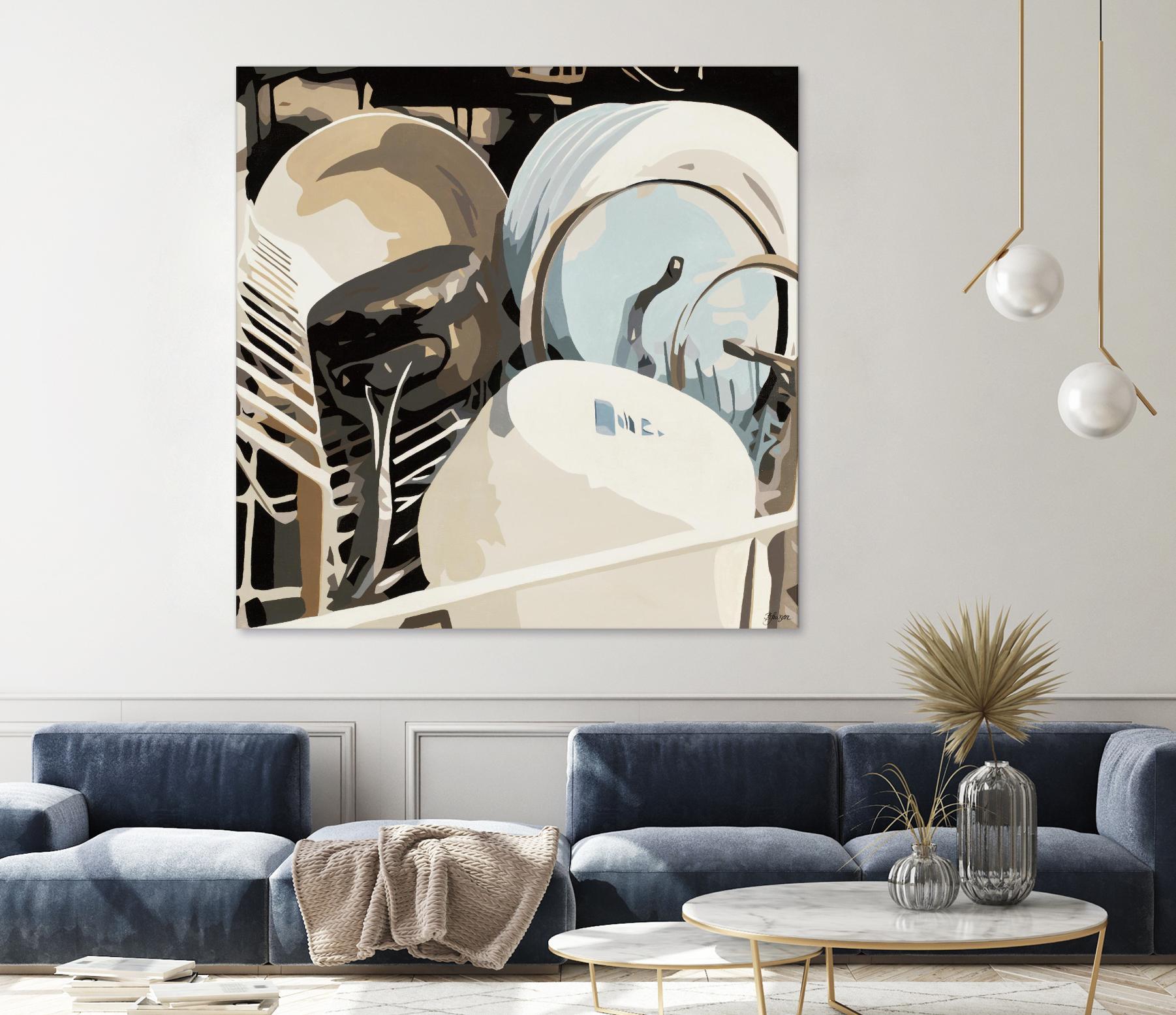 Kitchen BFF by Beth Ann Lawson on GIANT ART - whites & creams food & drink kitchen