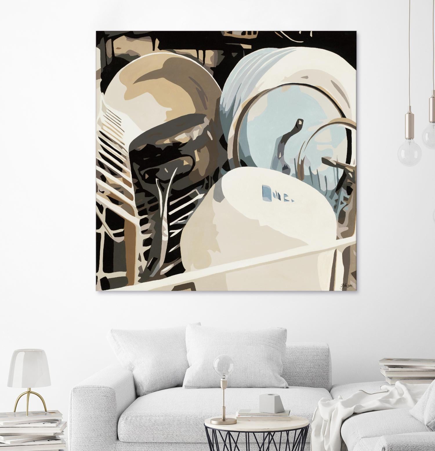 Kitchen BFF by Beth Ann Lawson on GIANT ART - whites & creams food & drink kitchen