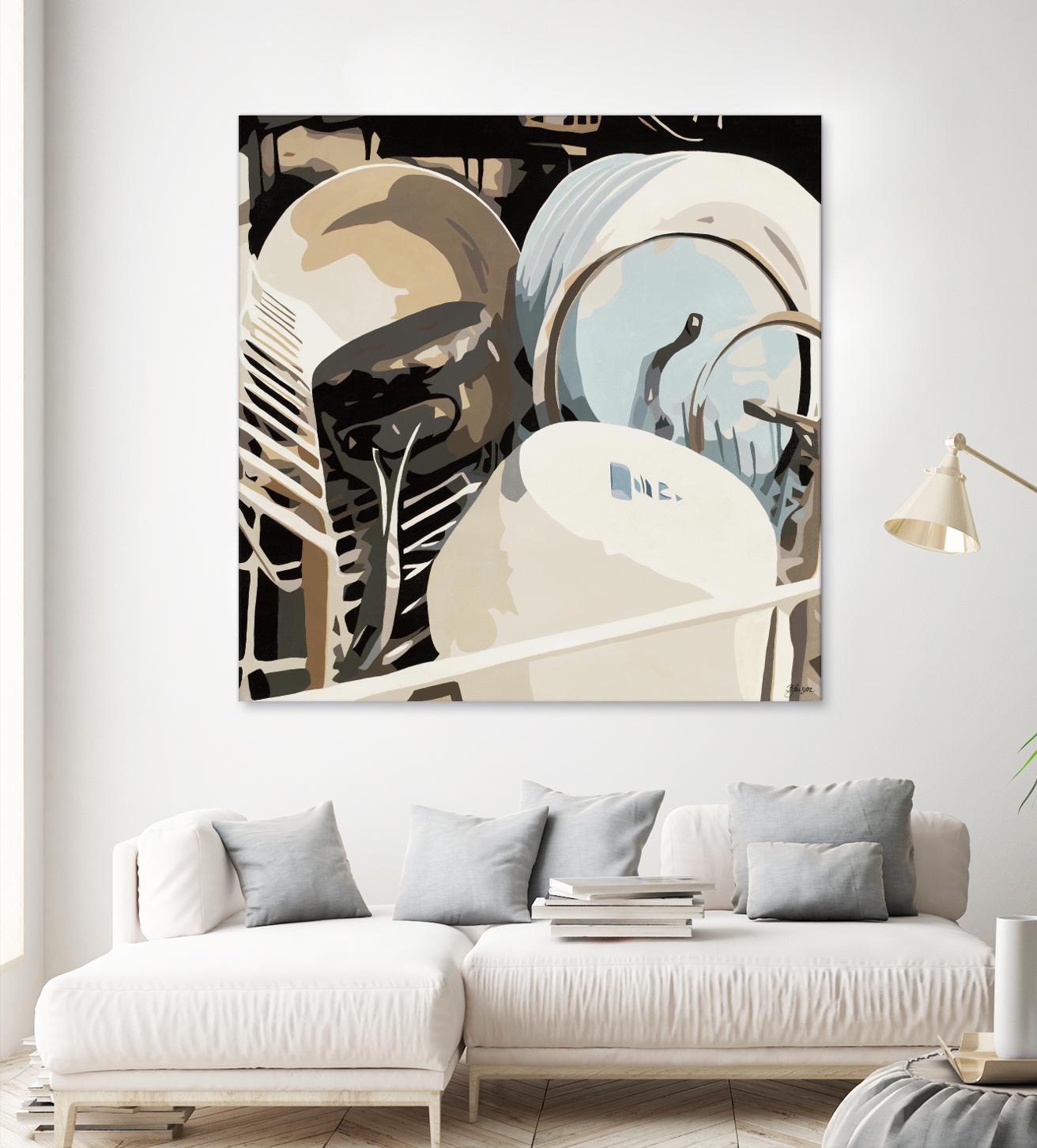 Kitchen BFF by Beth Ann Lawson on GIANT ART - whites & creams food & drink kitchen