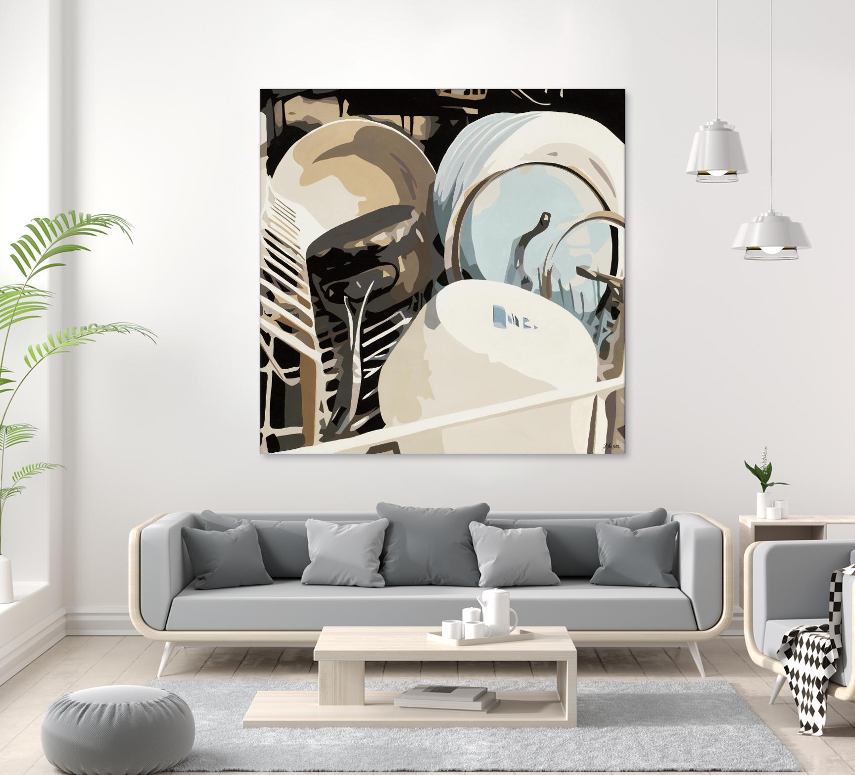 Kitchen BFF by Beth Ann Lawson on GIANT ART - whites & creams food & drink kitchen