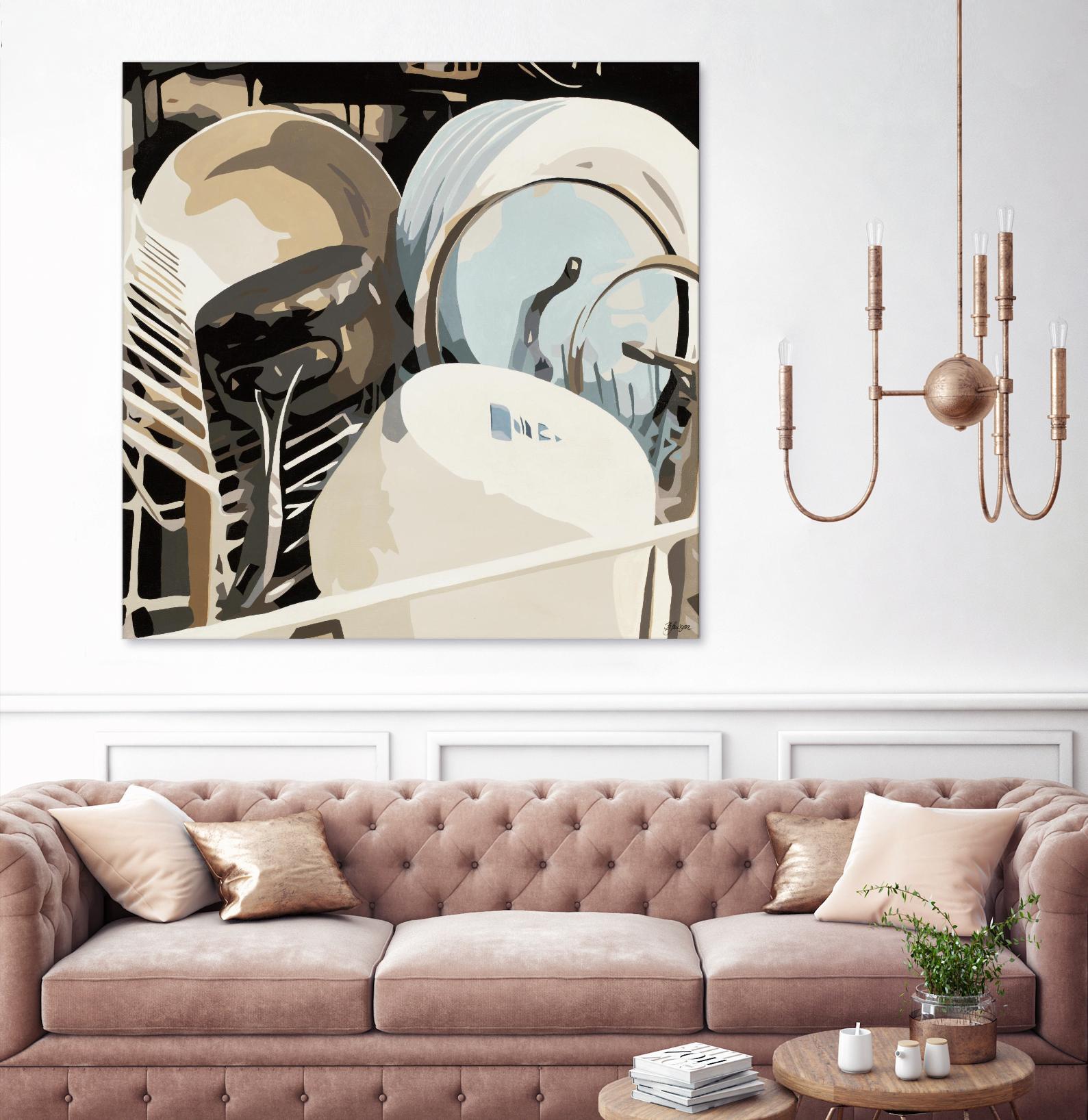 Kitchen BFF by Beth Ann Lawson on GIANT ART - whites & creams food & drink kitchen